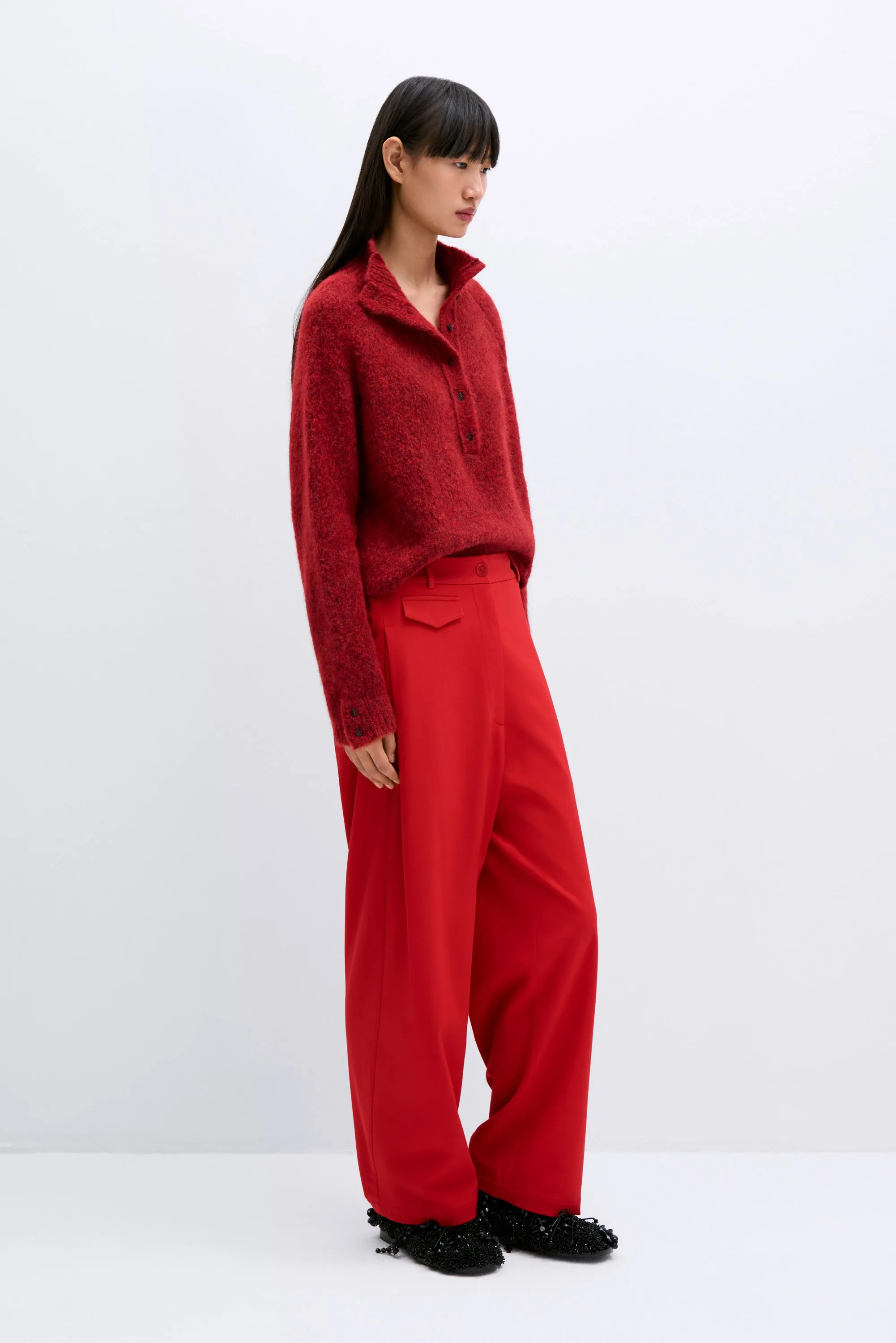 TAILORING POCKET PANTS RED sold by Cordera product image thumbnail 2