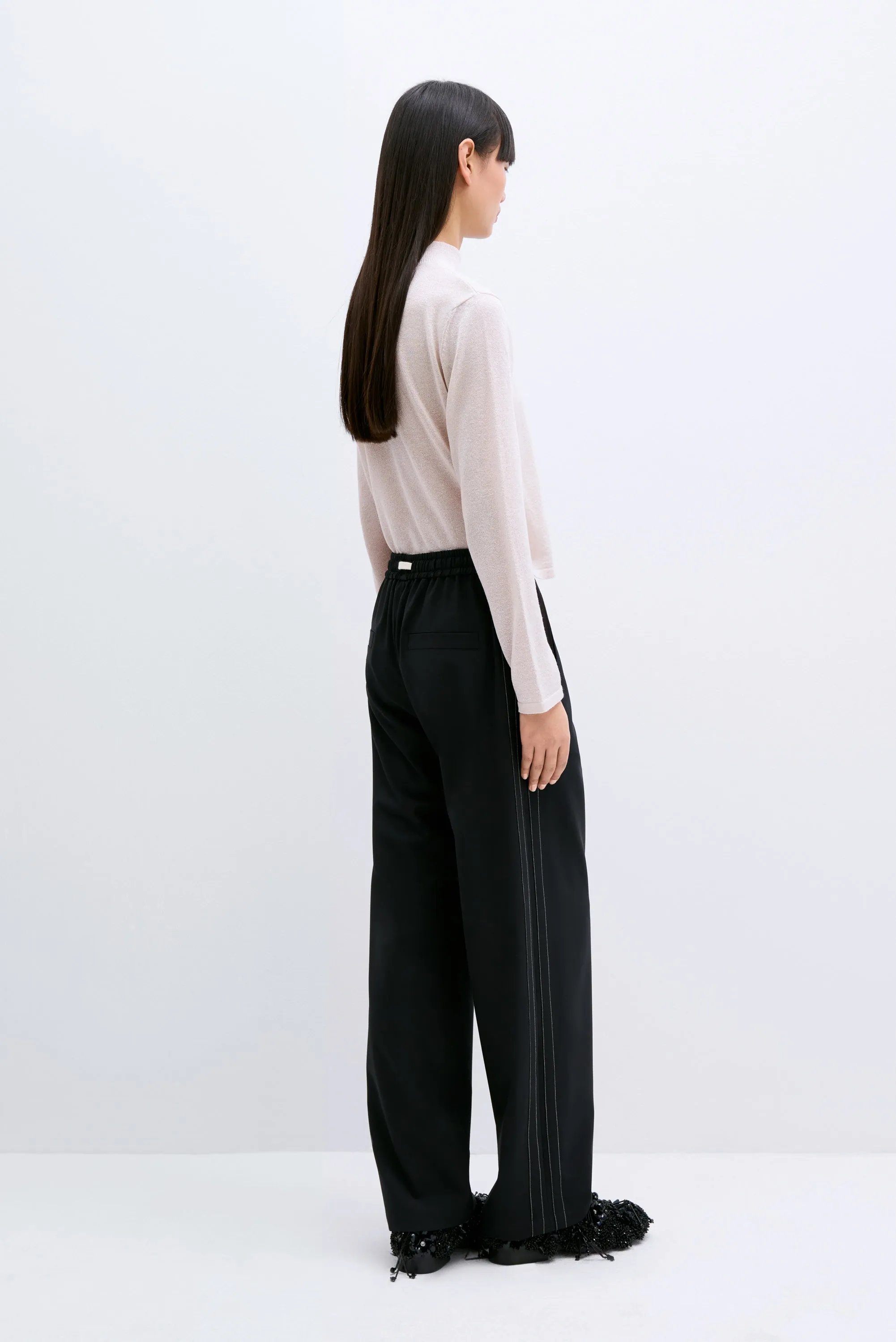 TAILORING DRAWSTRING PANTS BLACK sold by Cordera product image thumbnail 3