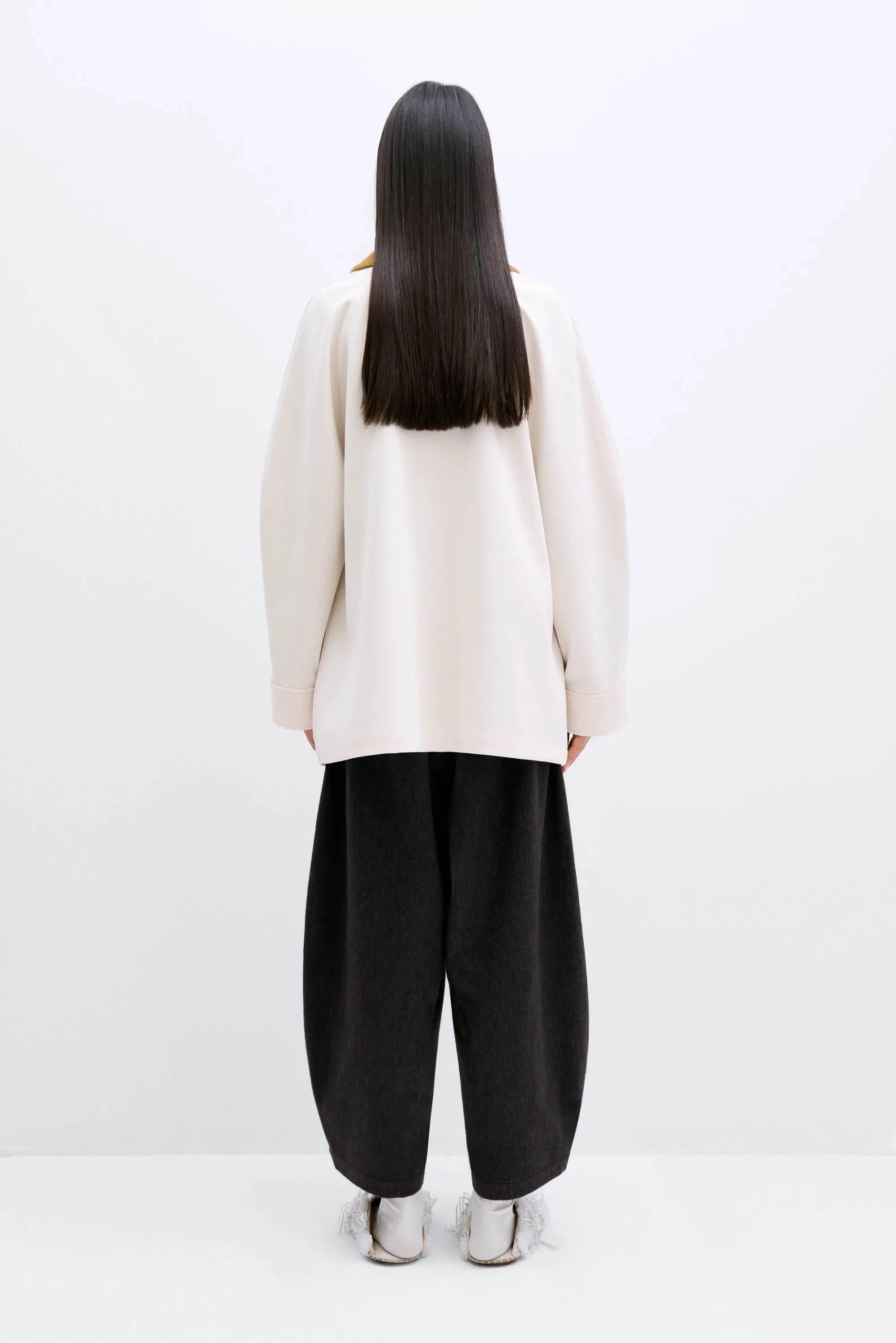 SHORT TRENCH COAT ECRU sold by Cordera product image thumbnail 3