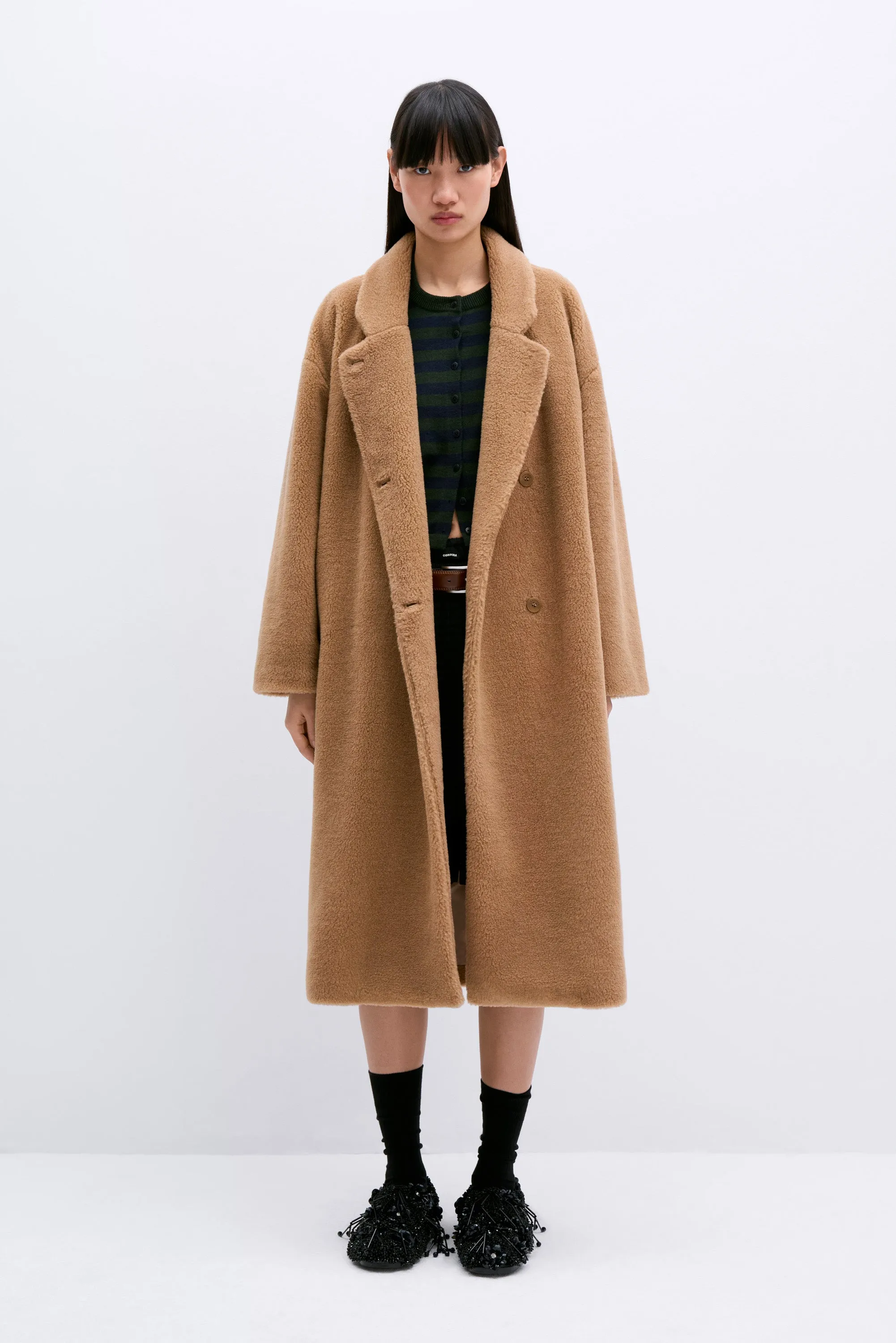 SHEARLING CAMEL COAT sold by Cordera product image thumbnail 2