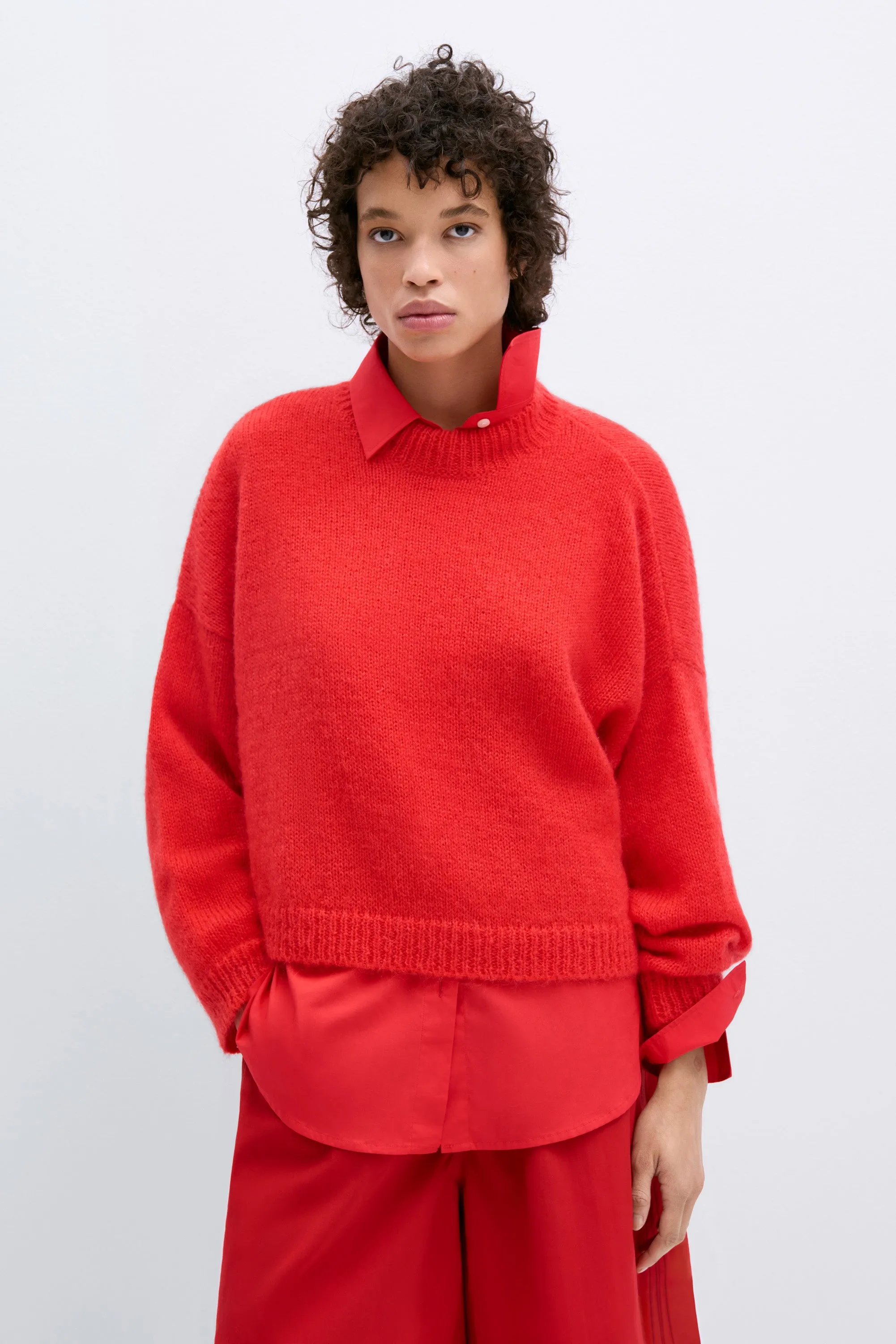 MOHAIR SWEATER RED sold by Cordera