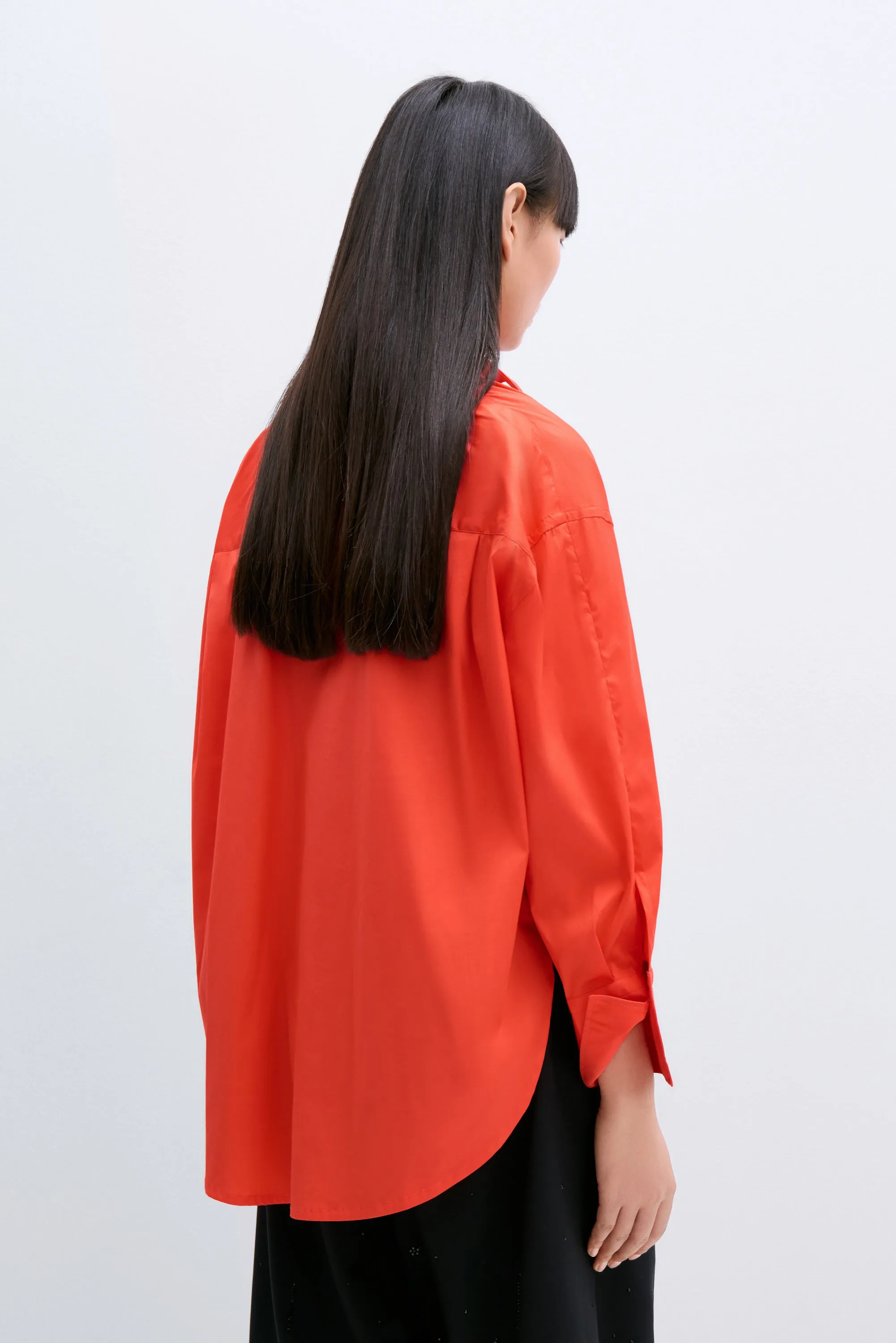 OVERSIZE COTTON SHIRT CORAL sold by Cordera product image thumbnail 3