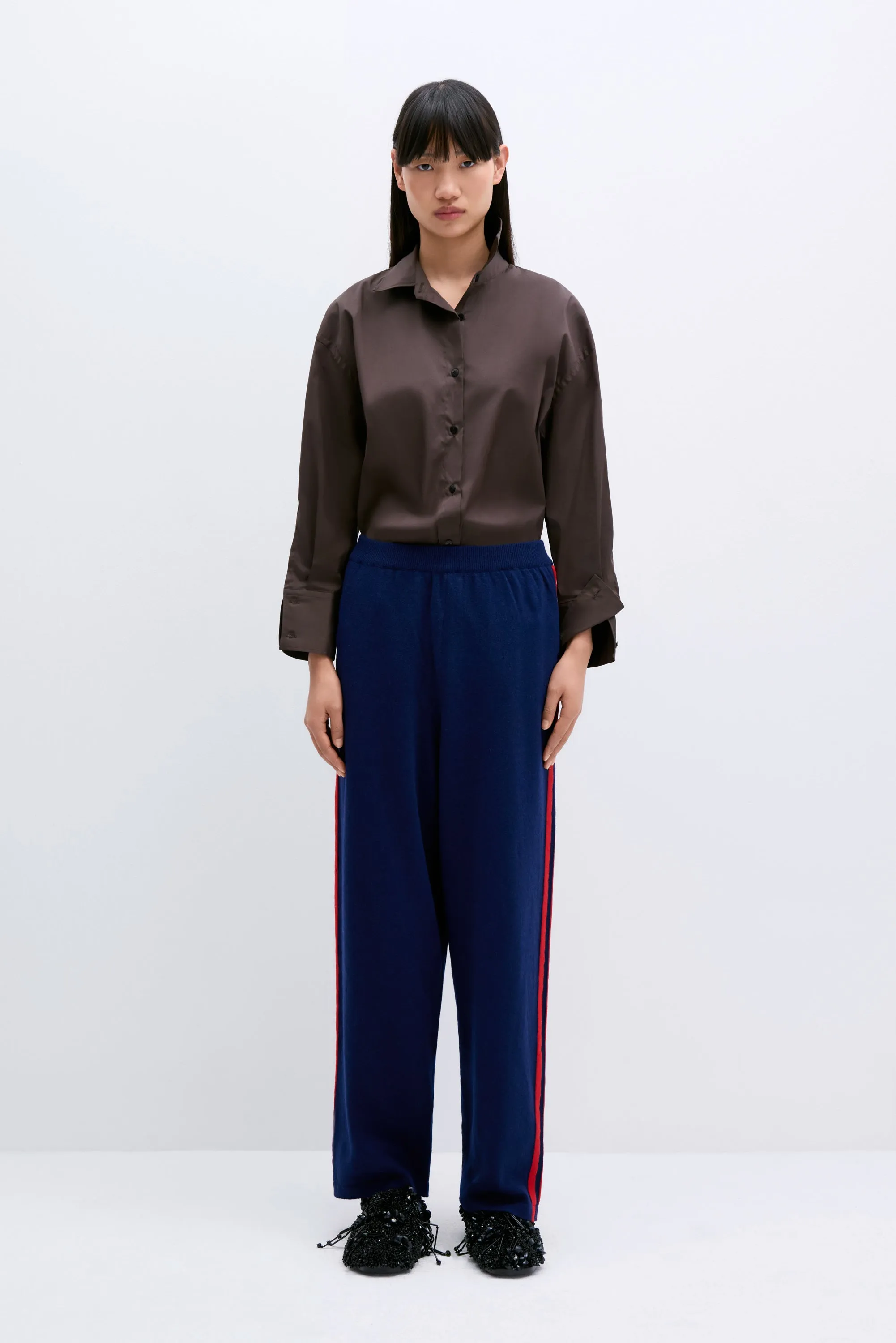 MERINO WOOL PANTS MIDNIGHT BLUE sold by Cordera product image thumbnail 2