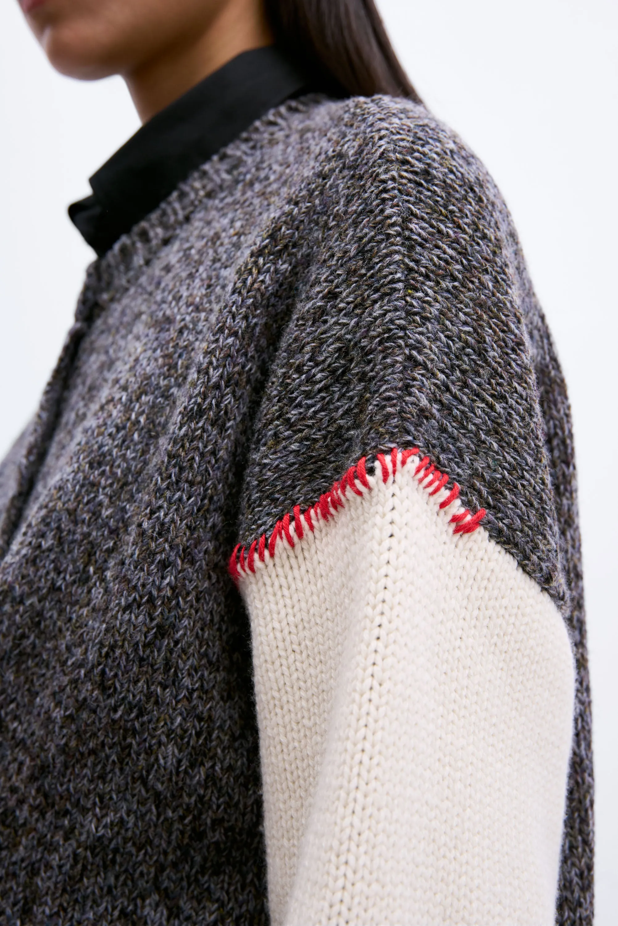 MERINO WOOL STITCHED CARDIGAN sold by Cordera product image thumbnail 2