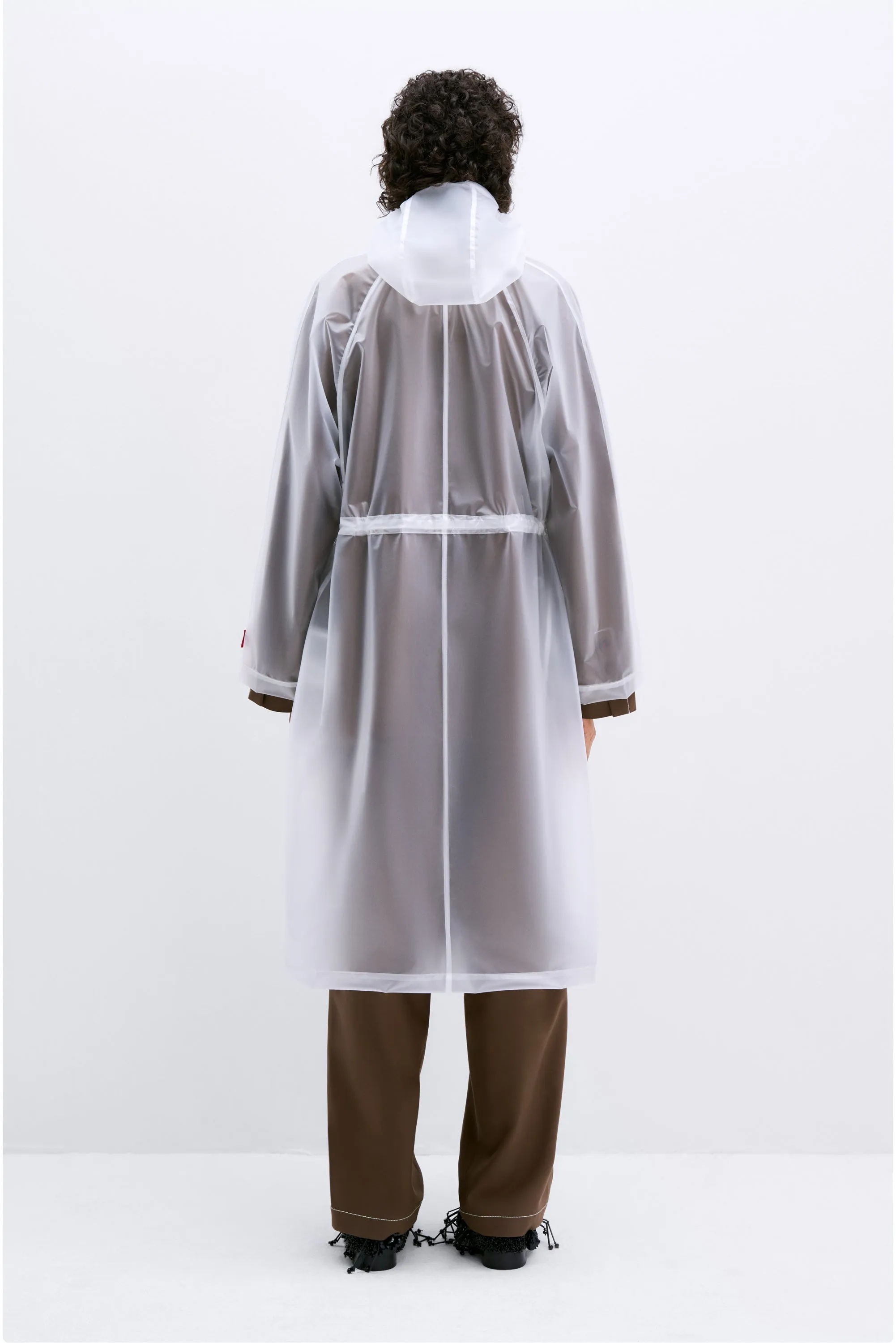 HOODED TRANSPARENT RAINCOAT sold by Cordera product image thumbnail 4