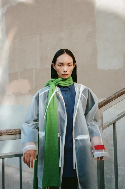 HOODED TRANSPARENT RAINCOAT sold by Cordera