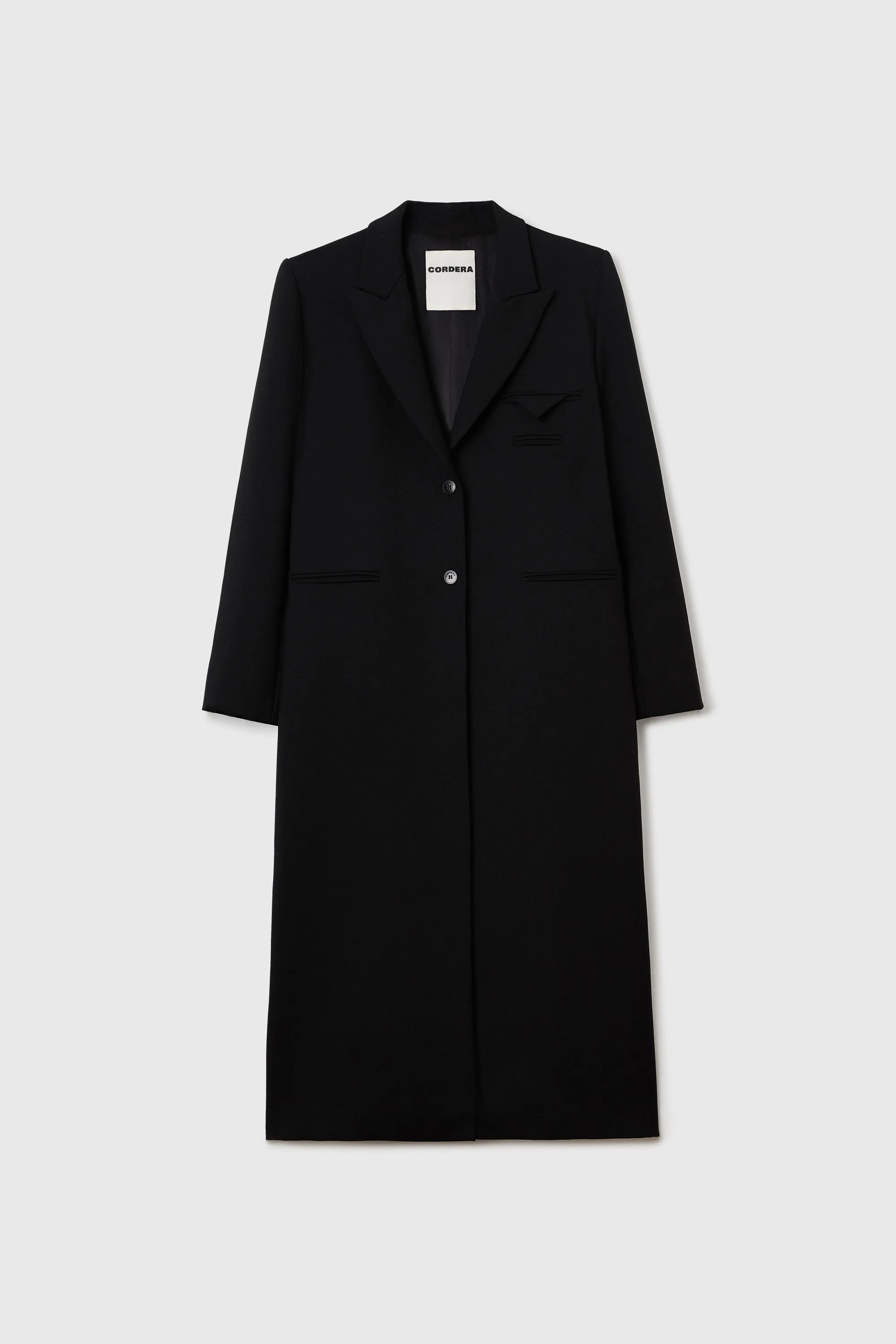 LIGHT WOOL COAT BLACK sold by Cordera product image thumbnail 5