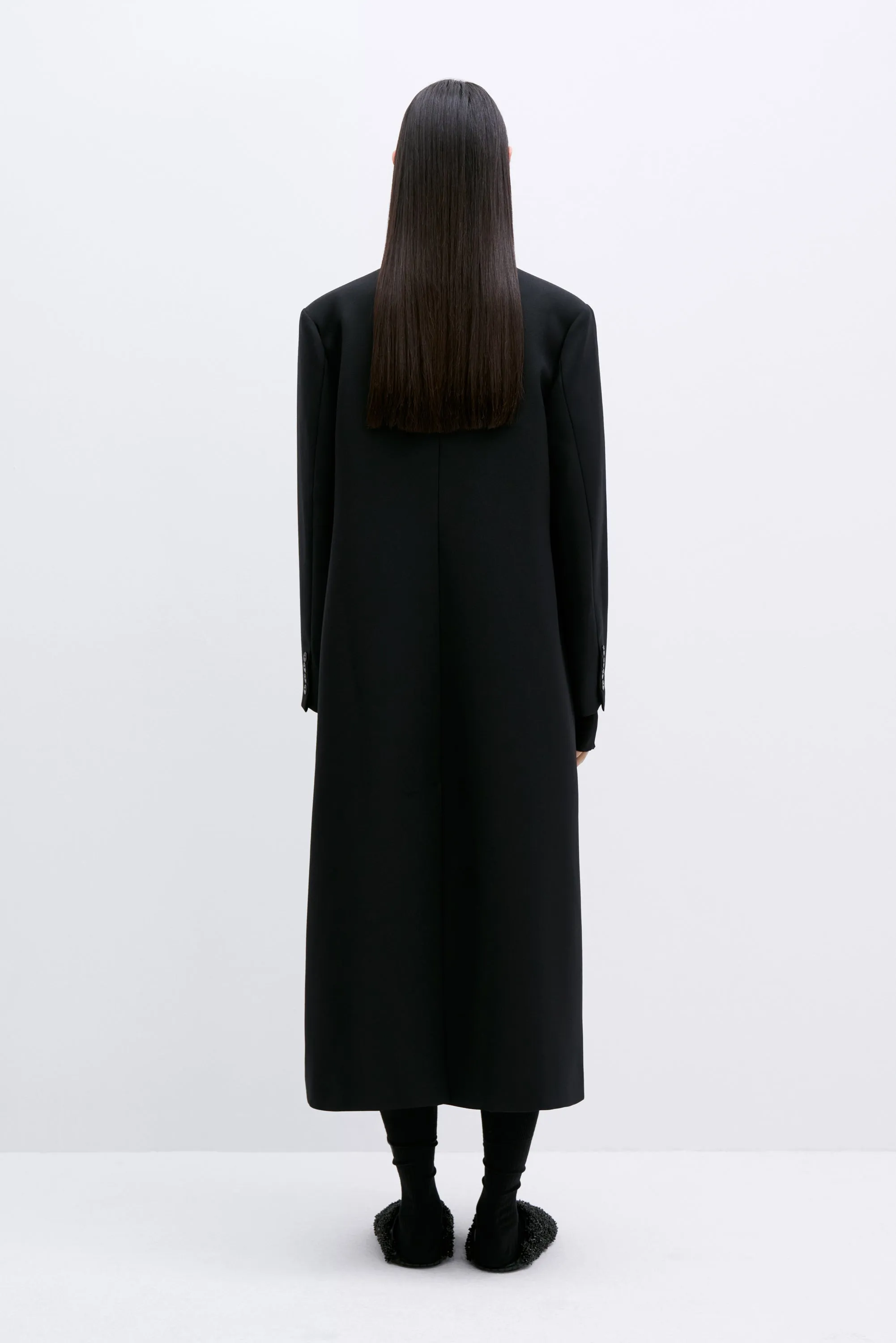 LIGHT WOOL COAT BLACK sold by Cordera product image thumbnail 4