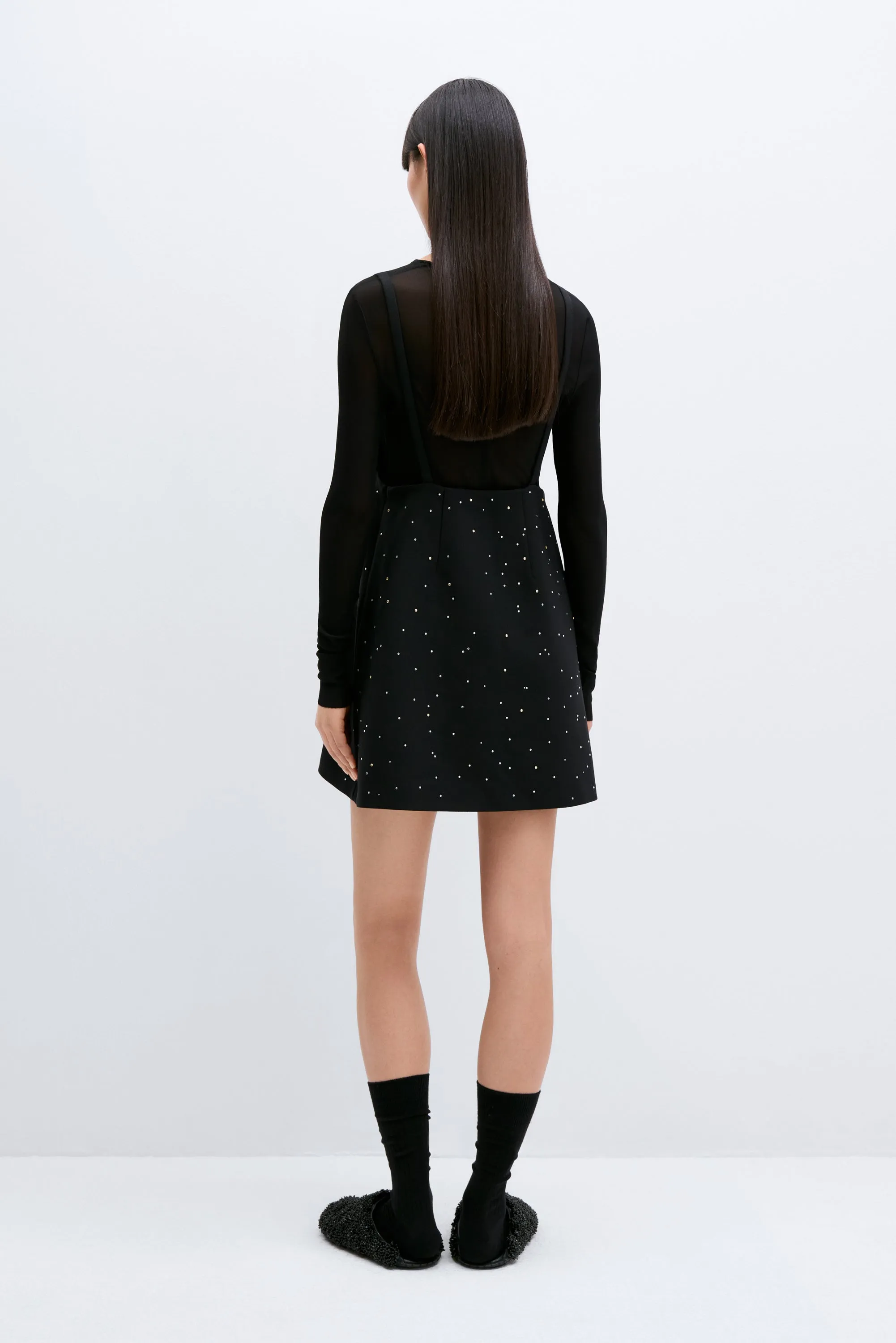 EMBELLISHED MINI DRESS BLACK sold by Cordera product image thumbnail 4