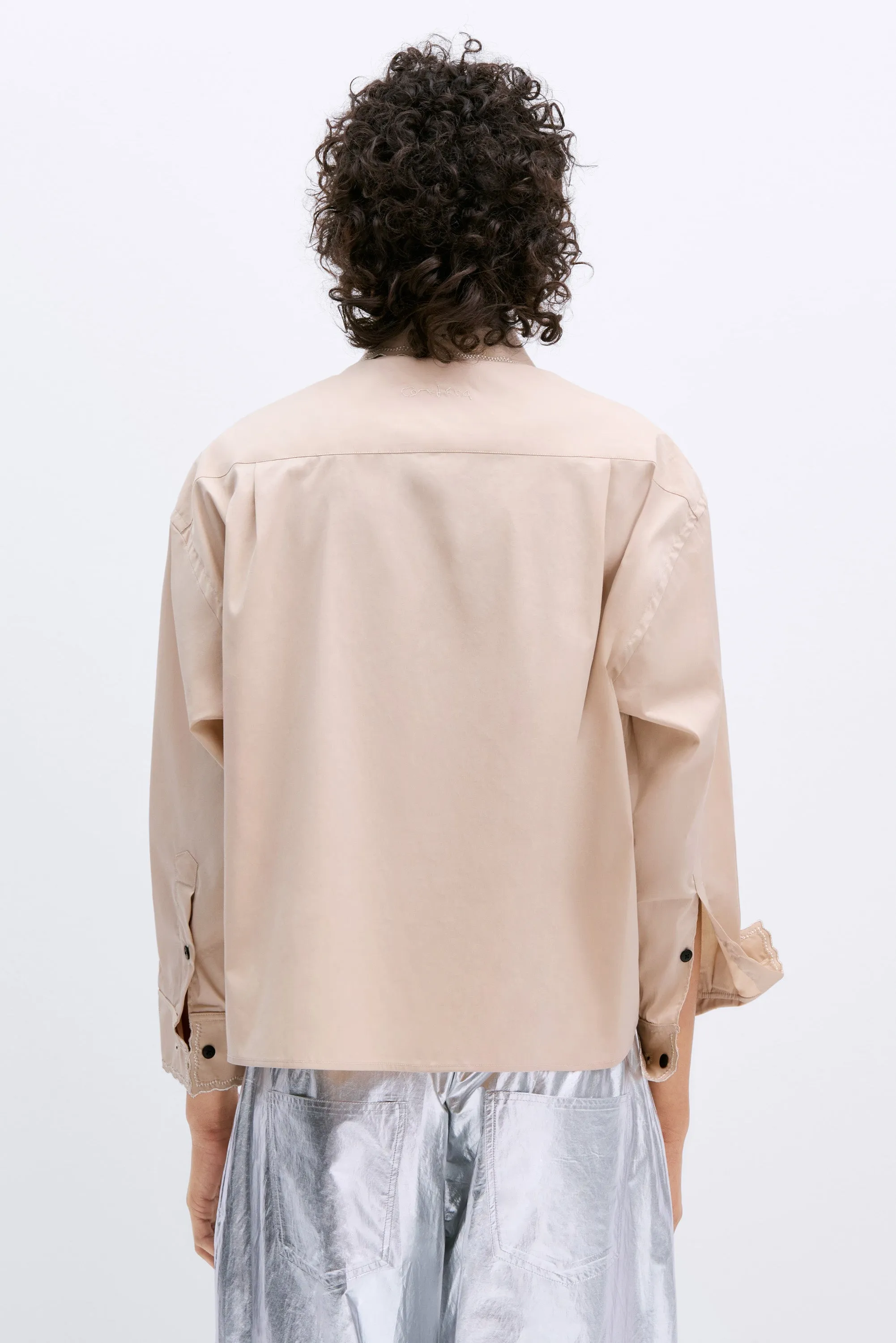 EMBROIDERY SHIRT BEIGE sold by Cordera product image thumbnail 2