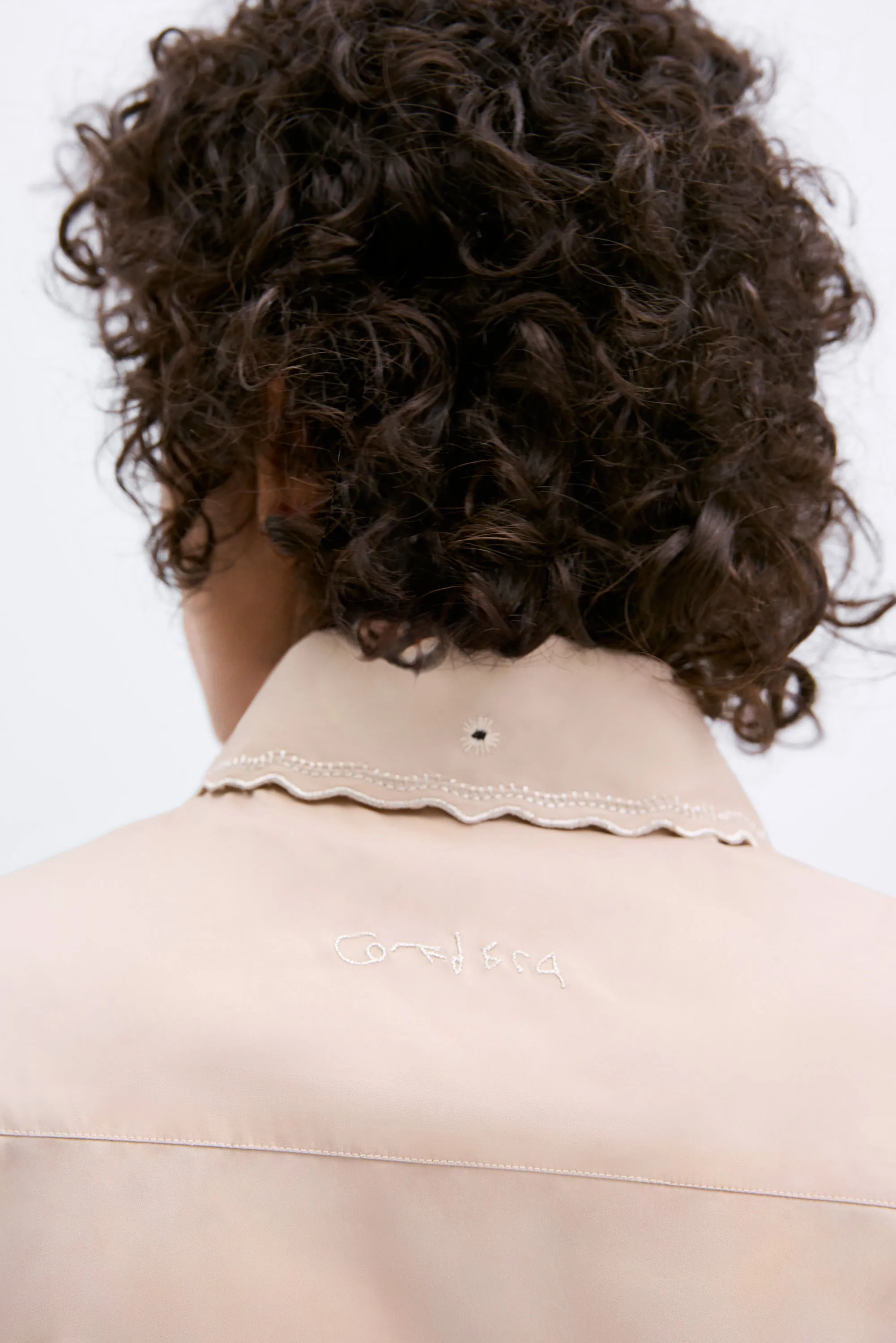 EMBROIDERY SHIRT BEIGE sold by Cordera product image thumbnail 3