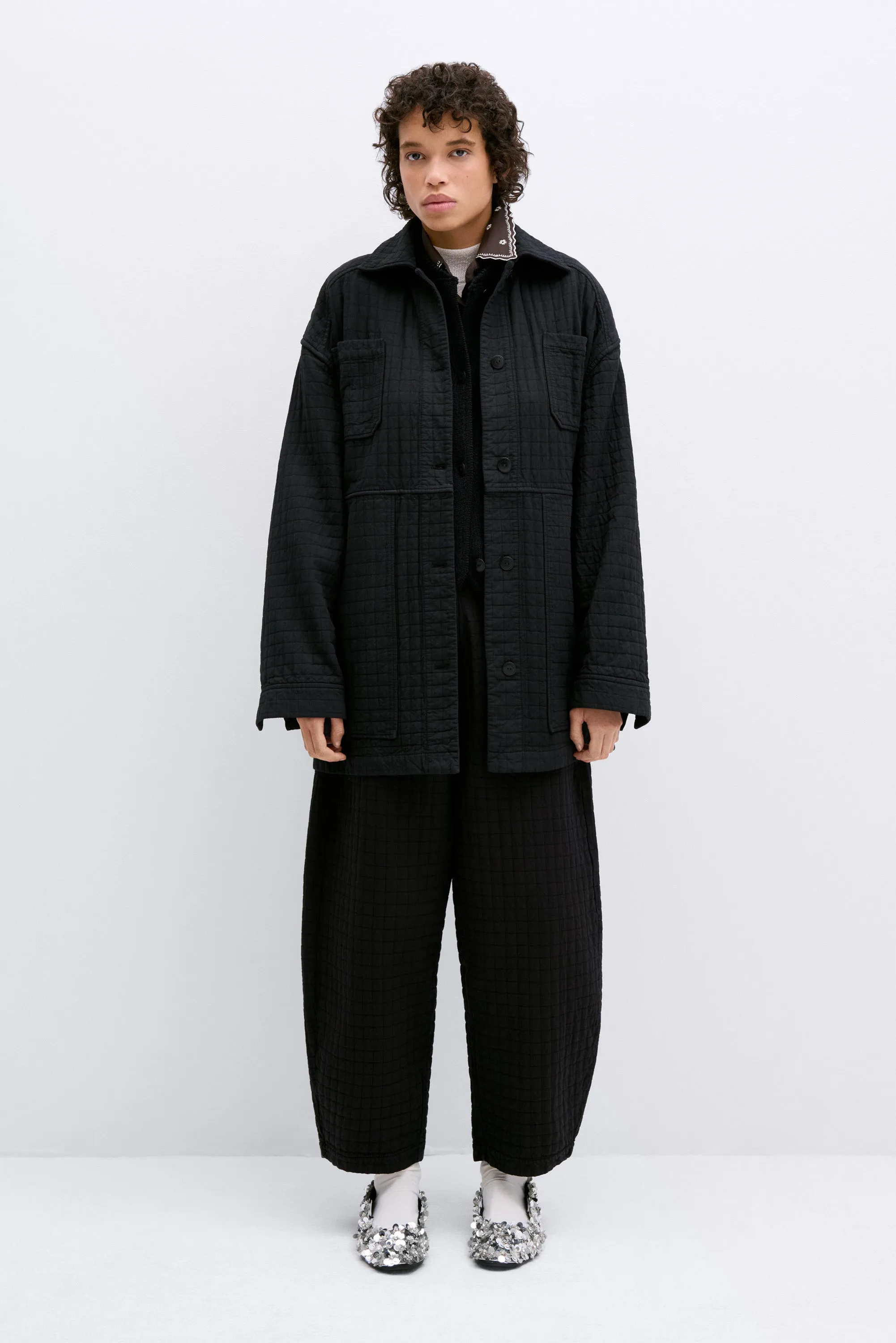COTTON PADDED JACKET BLACK sold by Cordera