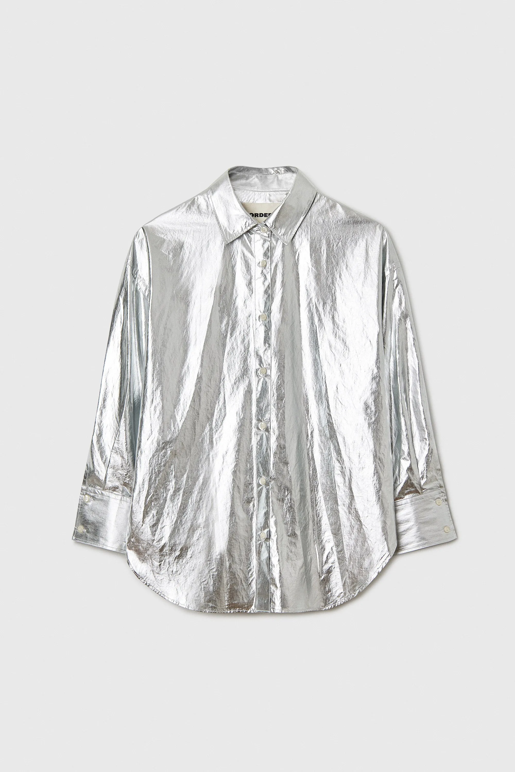 COTTON & SILK SHIRT SILVER sold by Cordera product image thumbnail 3