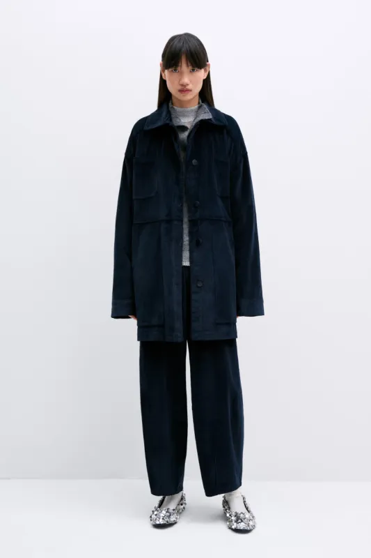 CORDUROY OVERSHIRT NAVY sold by Cordera