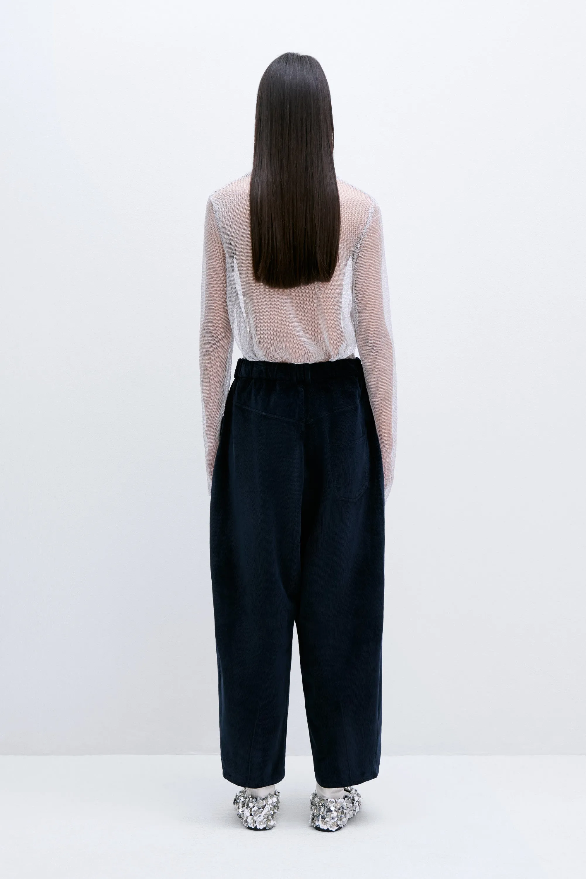 CORDUROY BAGGY PANTS NAVY sold by Cordera product image thumbnail 2