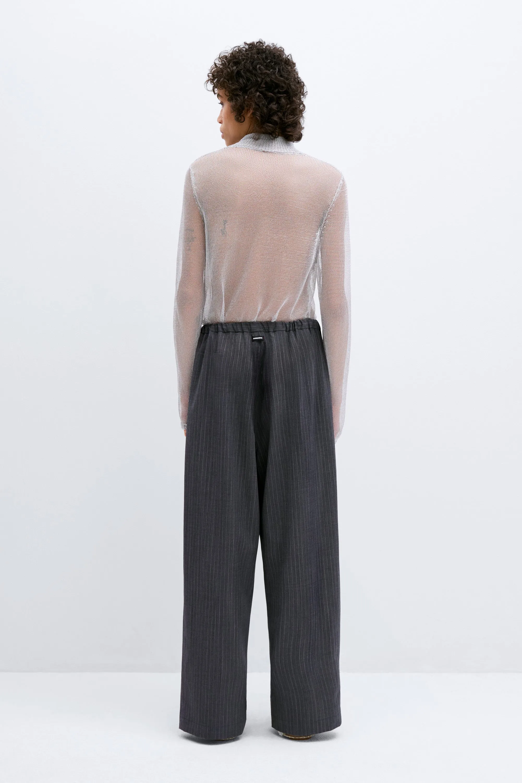 CLASSIC STRIPED PANTS GREY sold by Cordera product image thumbnail 3