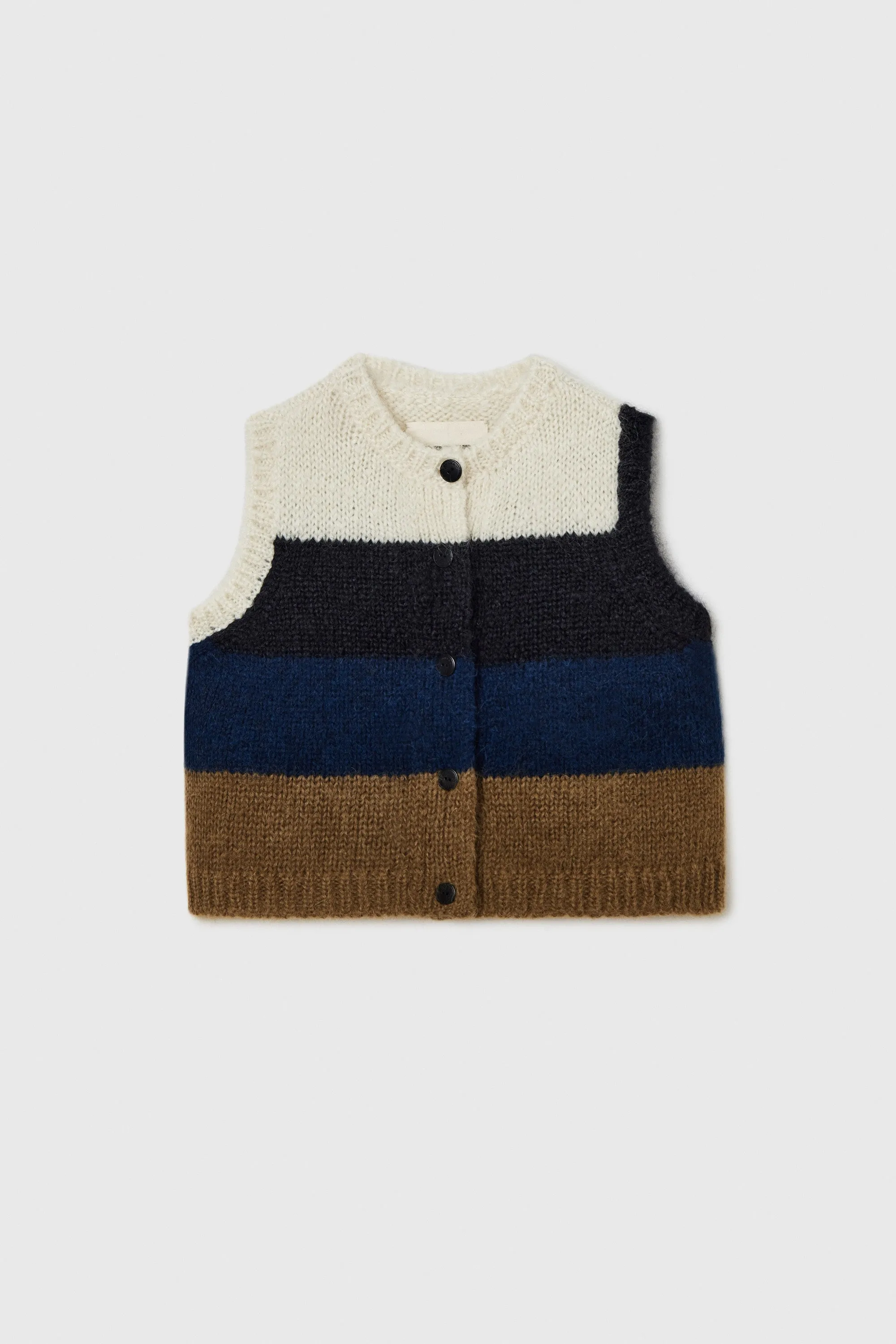 ALPACA & MOHAIR STRIPED WAISTCOAT sold by Cordera product image thumbnail 4
