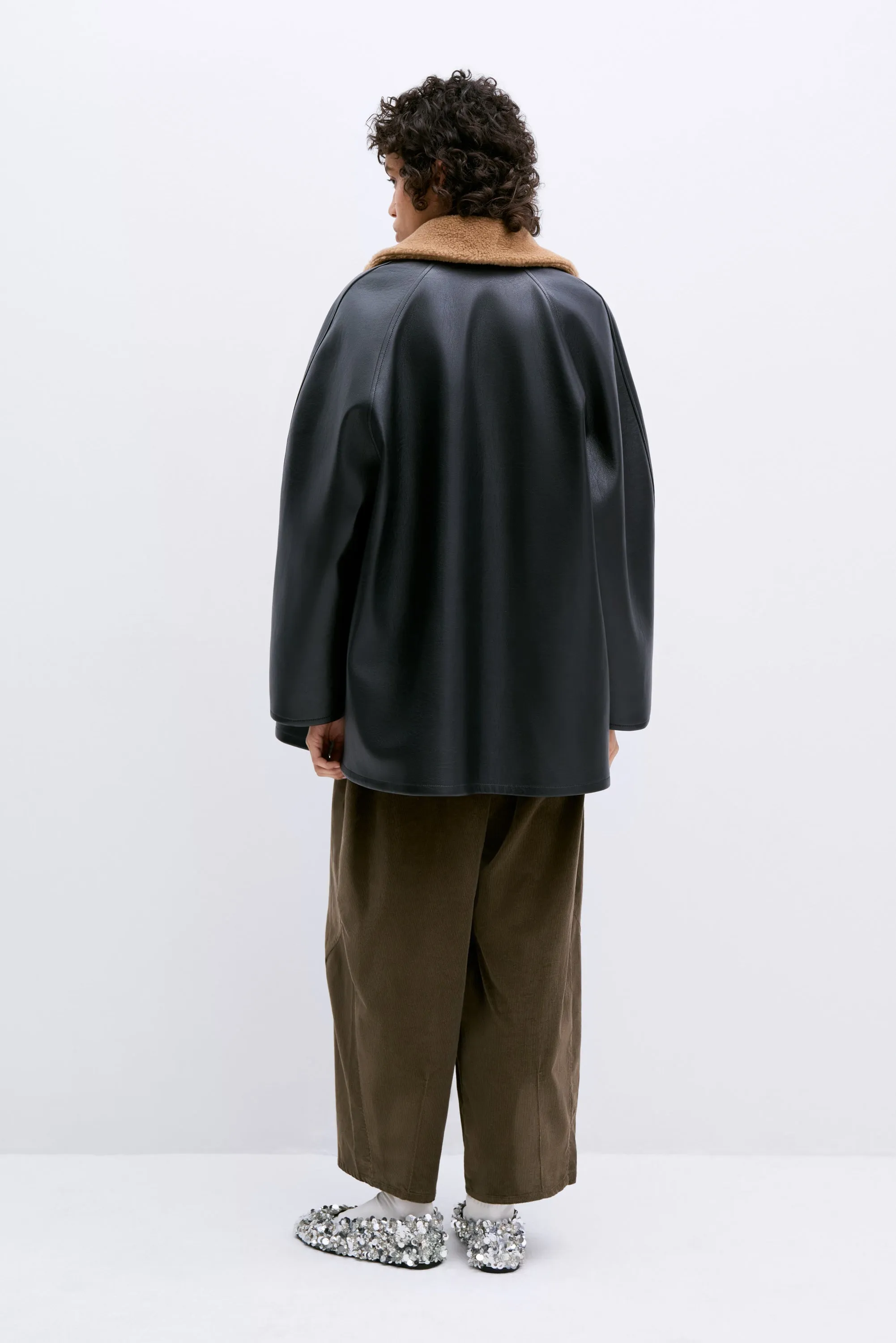 AVIATOR MIDI COAT BLACK sold by Cordera product image thumbnail 2