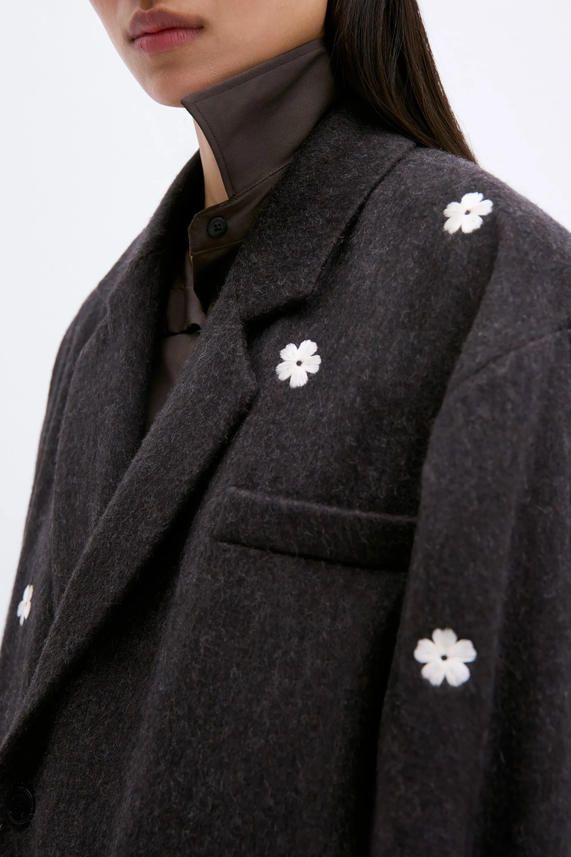 WOOL FLOWER JACKET JAVA sold by Cordera product image thumbnail 4