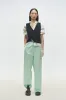 ORGANIC COTTON POINTELLE WAISTCOAT BLACK sold by Cordera
