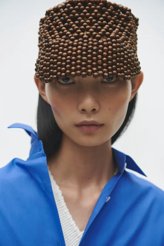 WOODEN BEADS CAP sold by Cordera