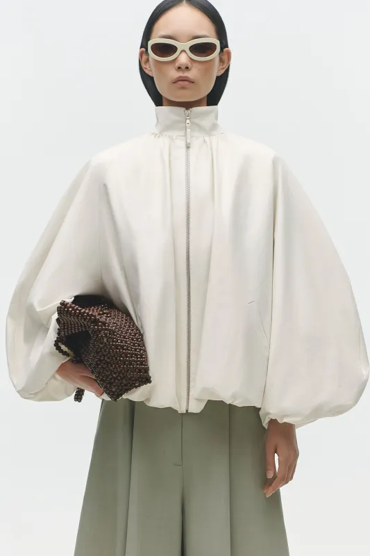 BALLOON JACKET WHITE made by Cordera