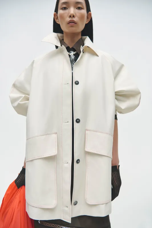 PATCH POCKET JACKET WHITE sold by Cordera