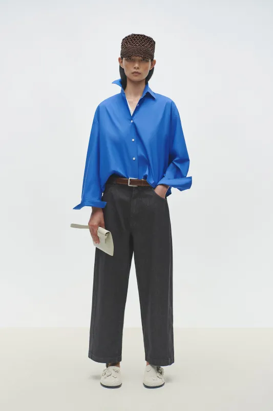 DENIM STRAIGHT PANTS BLACK sold by Cordera