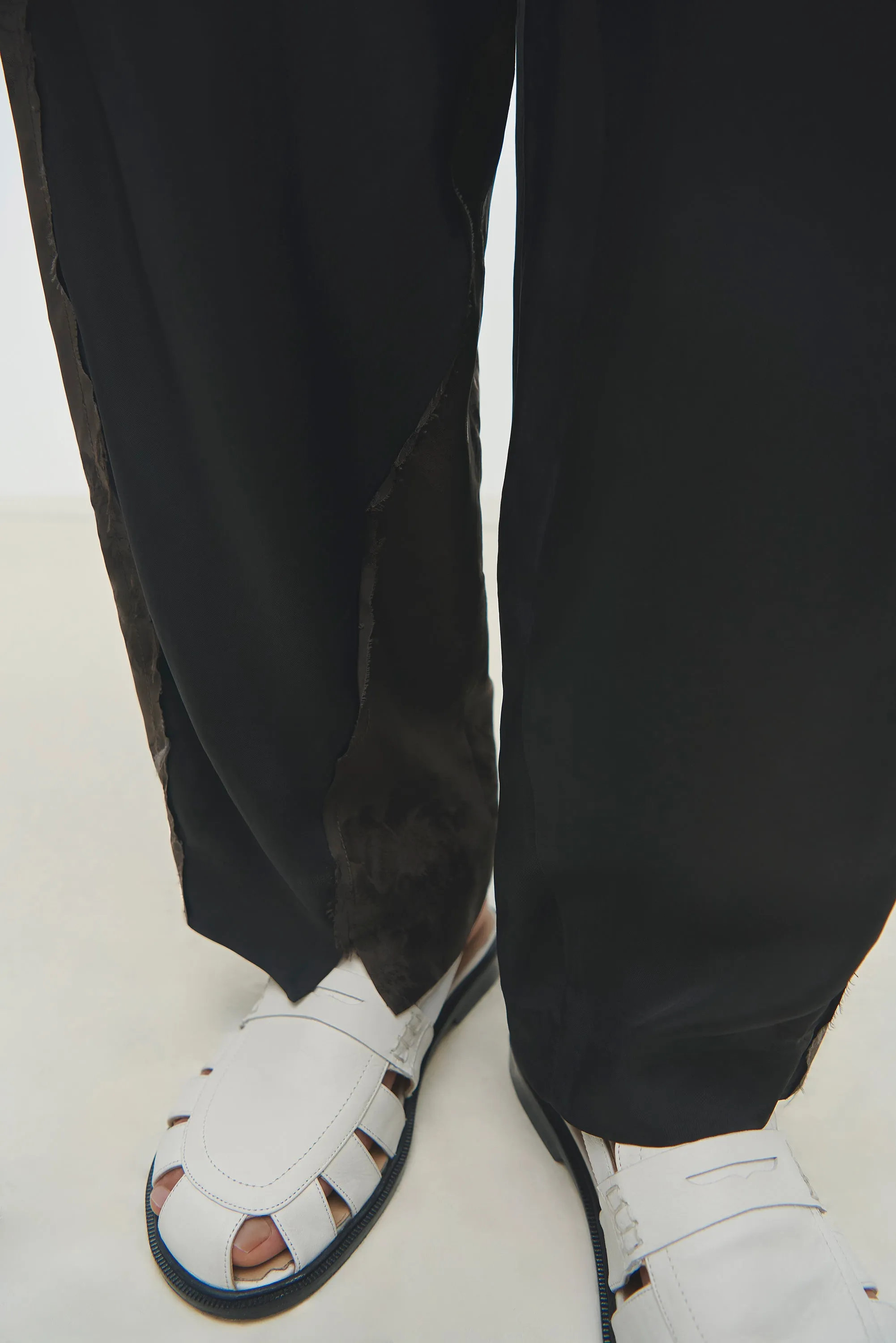 JACQUARD RELAXED PANTS DARK BROWN sold by Cordera product image thumbnail 3