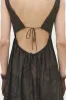 HANDMADE CROCHET DRESS DARK BROWN sold by Cordera