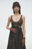 HANDMADE CROCHET DRESS DARK BROWN sold by Cordera