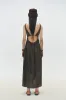 HANDMADE CROCHET DRESS DARK BROWN sold by Cordera