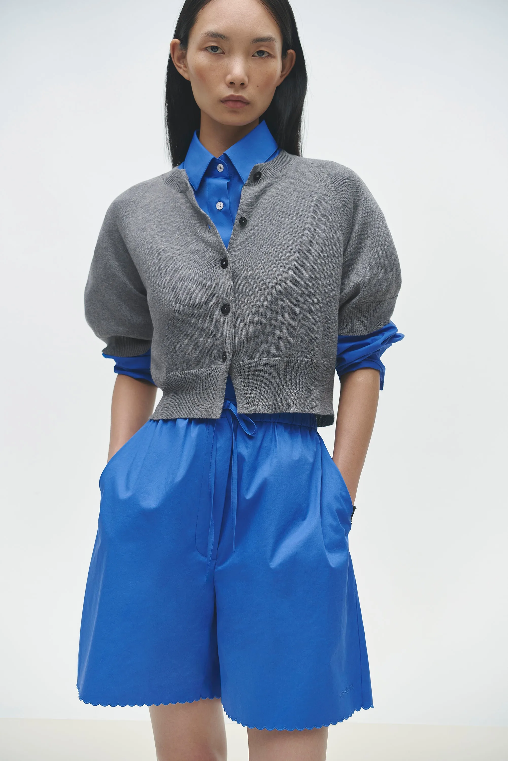 COTTON & CASHMERE TOP GREY sold by Cordera