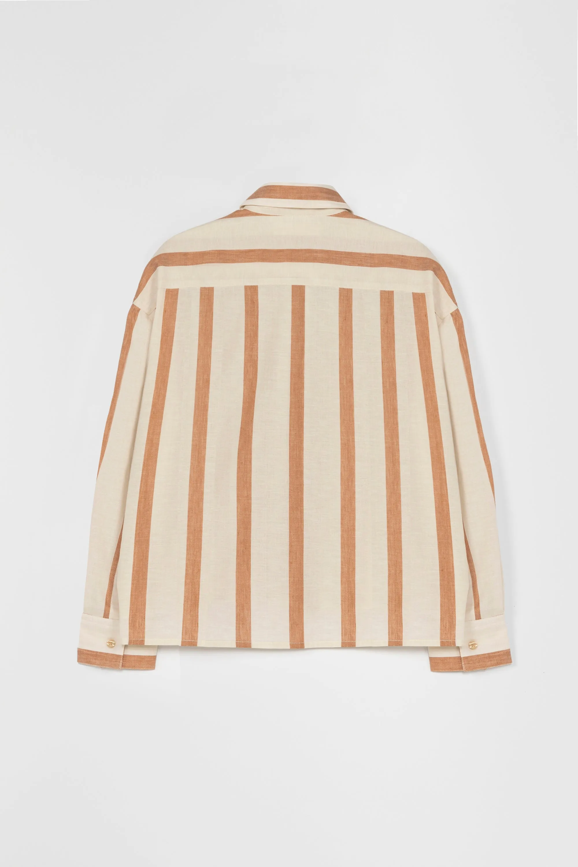 WIDE STRIPES SHIRT ADOBE sold by Cordera product image thumbnail 2