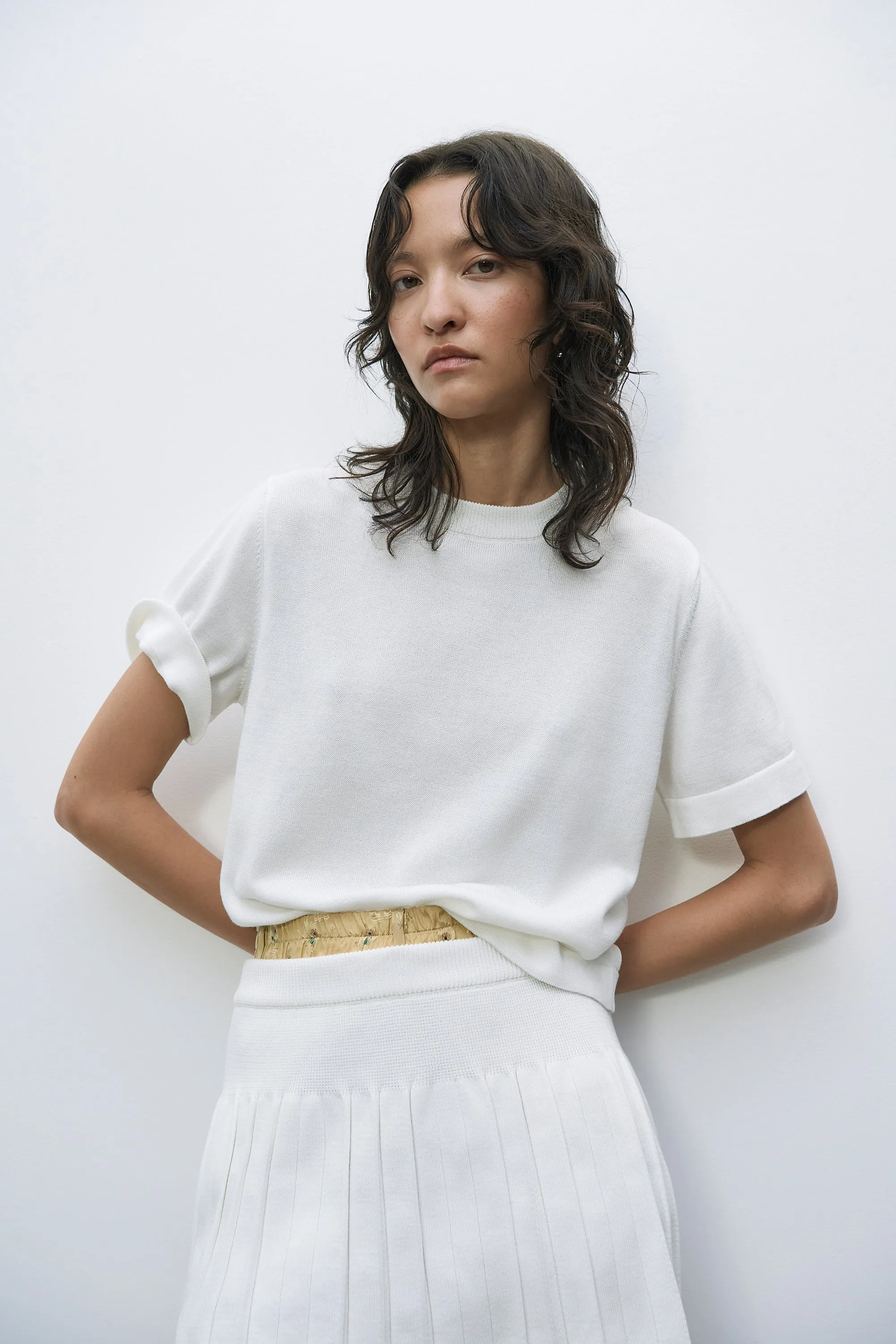 COTTON T-SHIRT WHITE sold by Cordera product image thumbnail 2