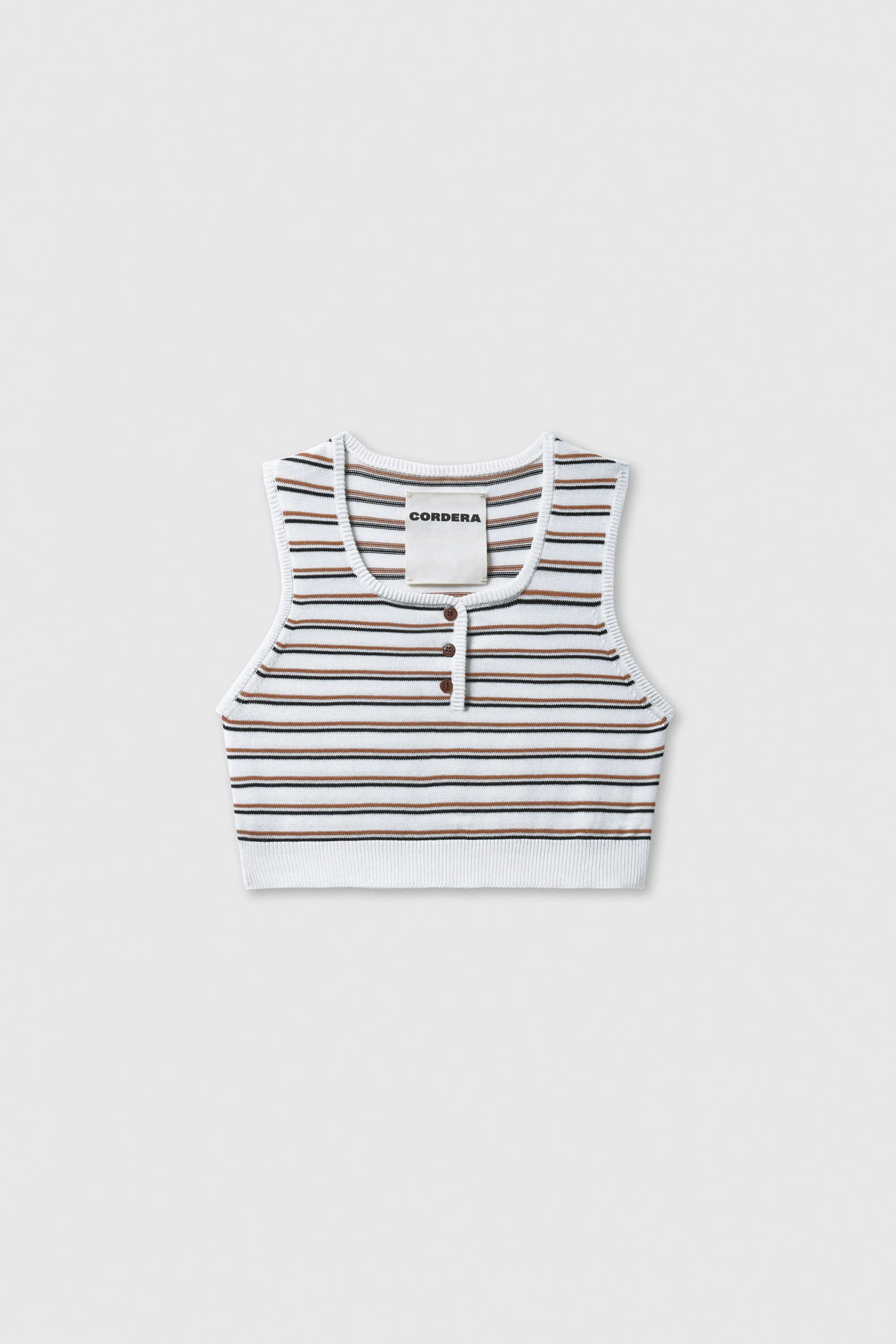 COTTON STRIPED TOP sold by Cordera