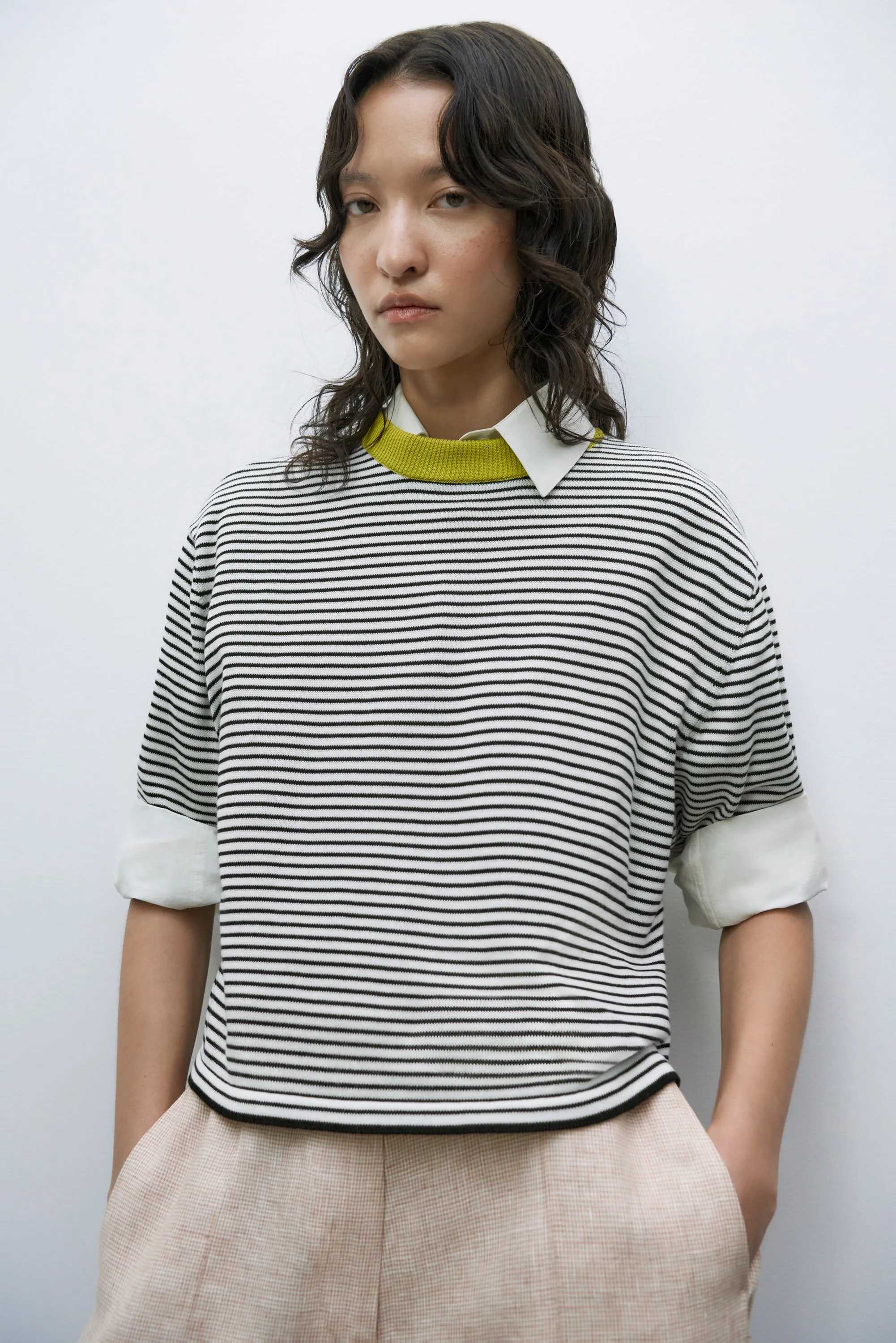 COTTON STRIPED T-SHIRT LIMA sold by Cordera product image thumbnail 2