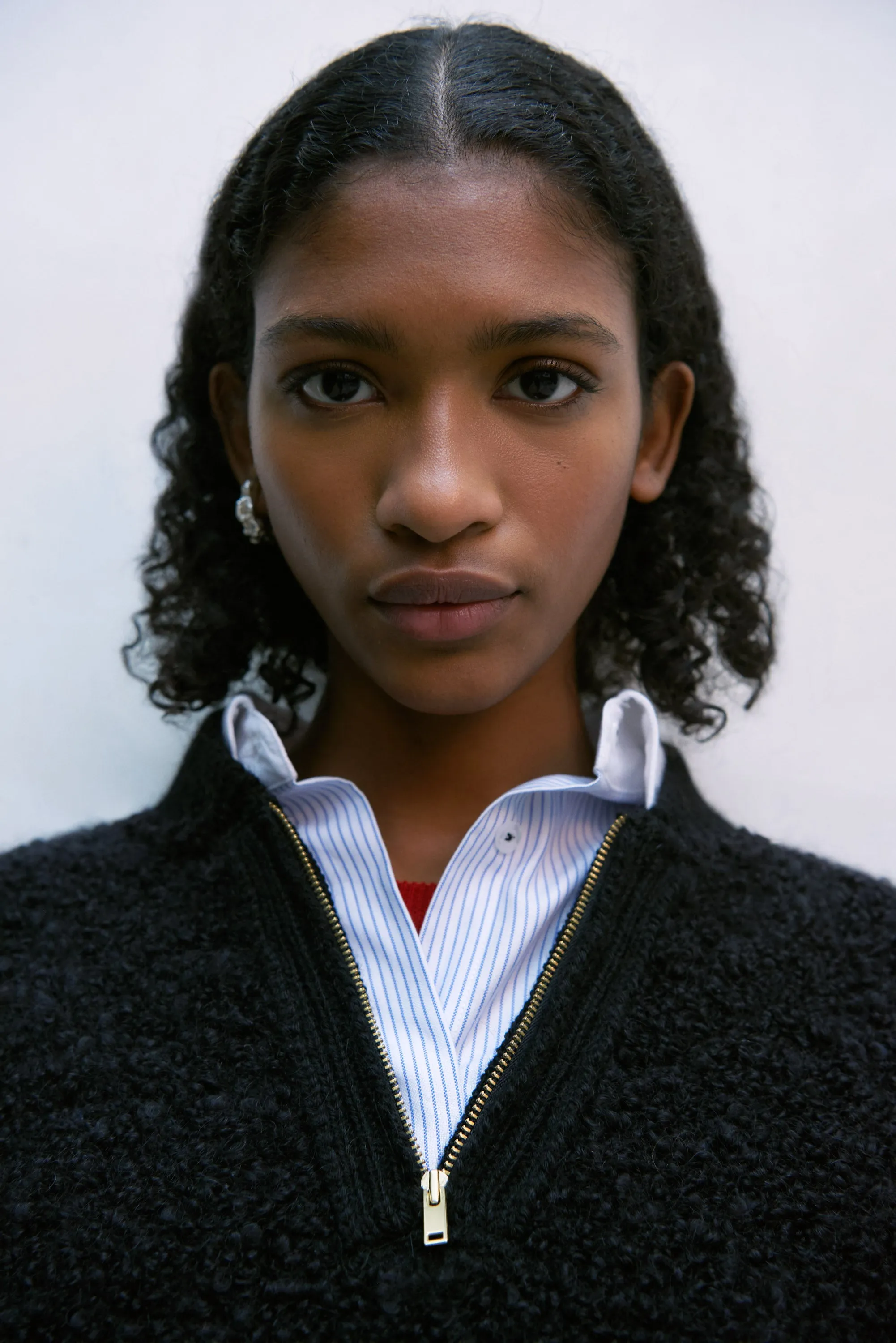 WOOL & MOHAIR POLO SWEATER BLACK sold by Cordera product image thumbnail 5