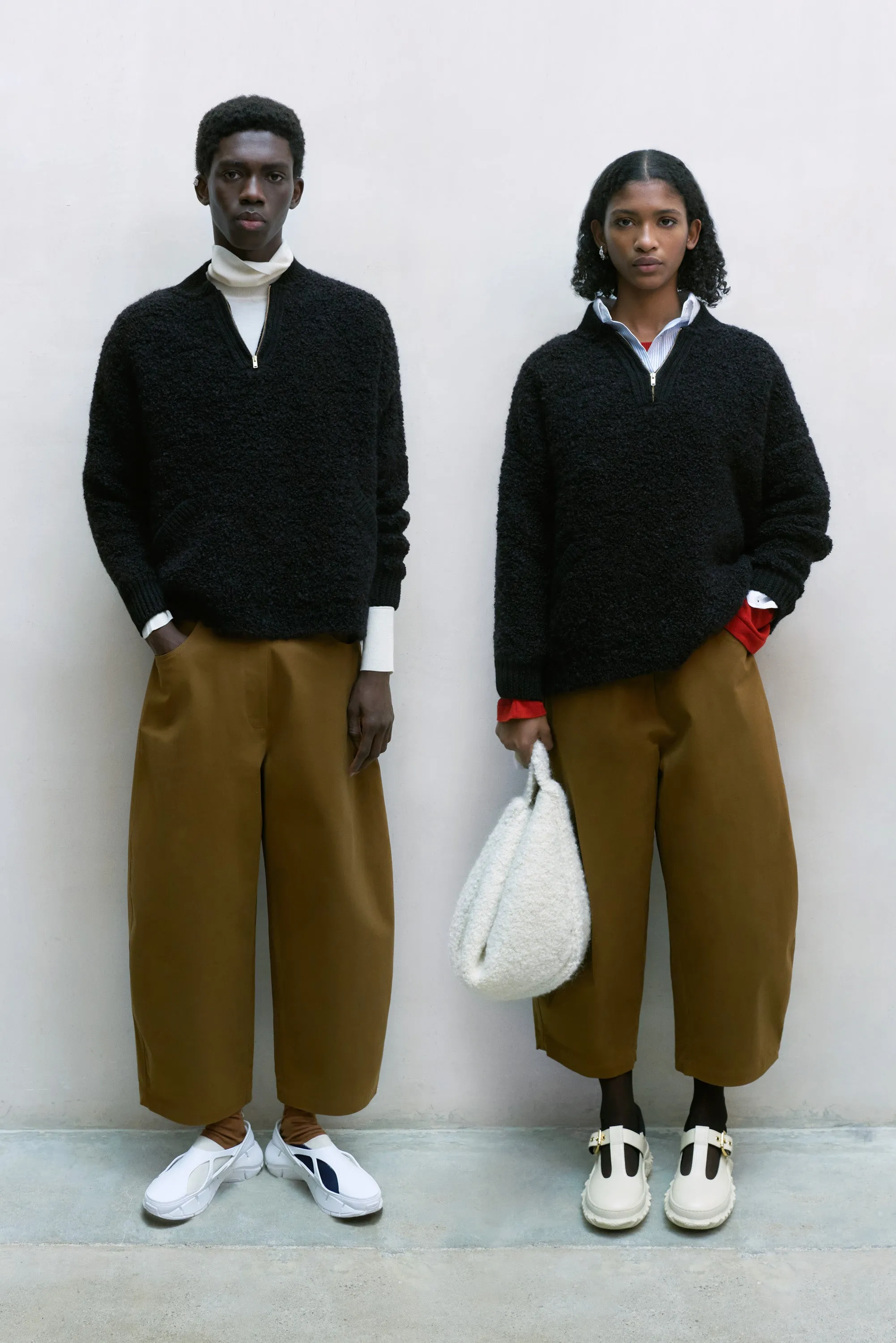 WOOL & MOHAIR POLO SWEATER BLACK sold by Cordera product image thumbnail 3