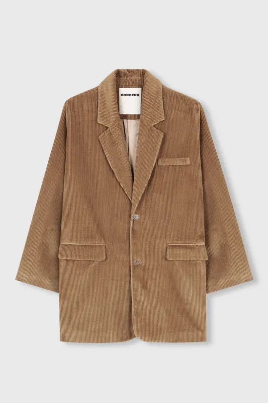 COTTON CORDUROY BLAZER MIEL sold by Cordera