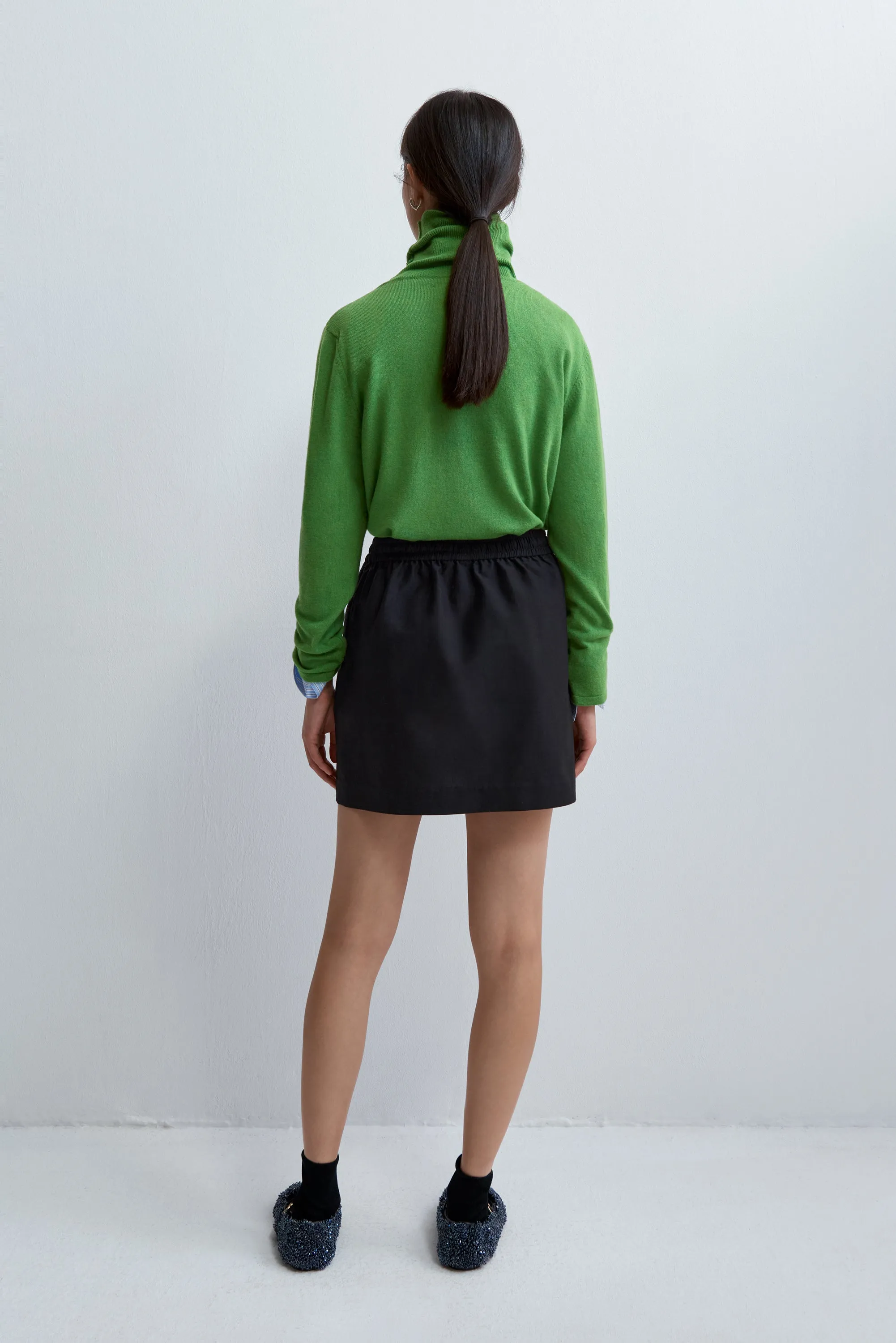 EMBELLISHED MINI SKIRT BLACK sold by Cordera product image thumbnail 4