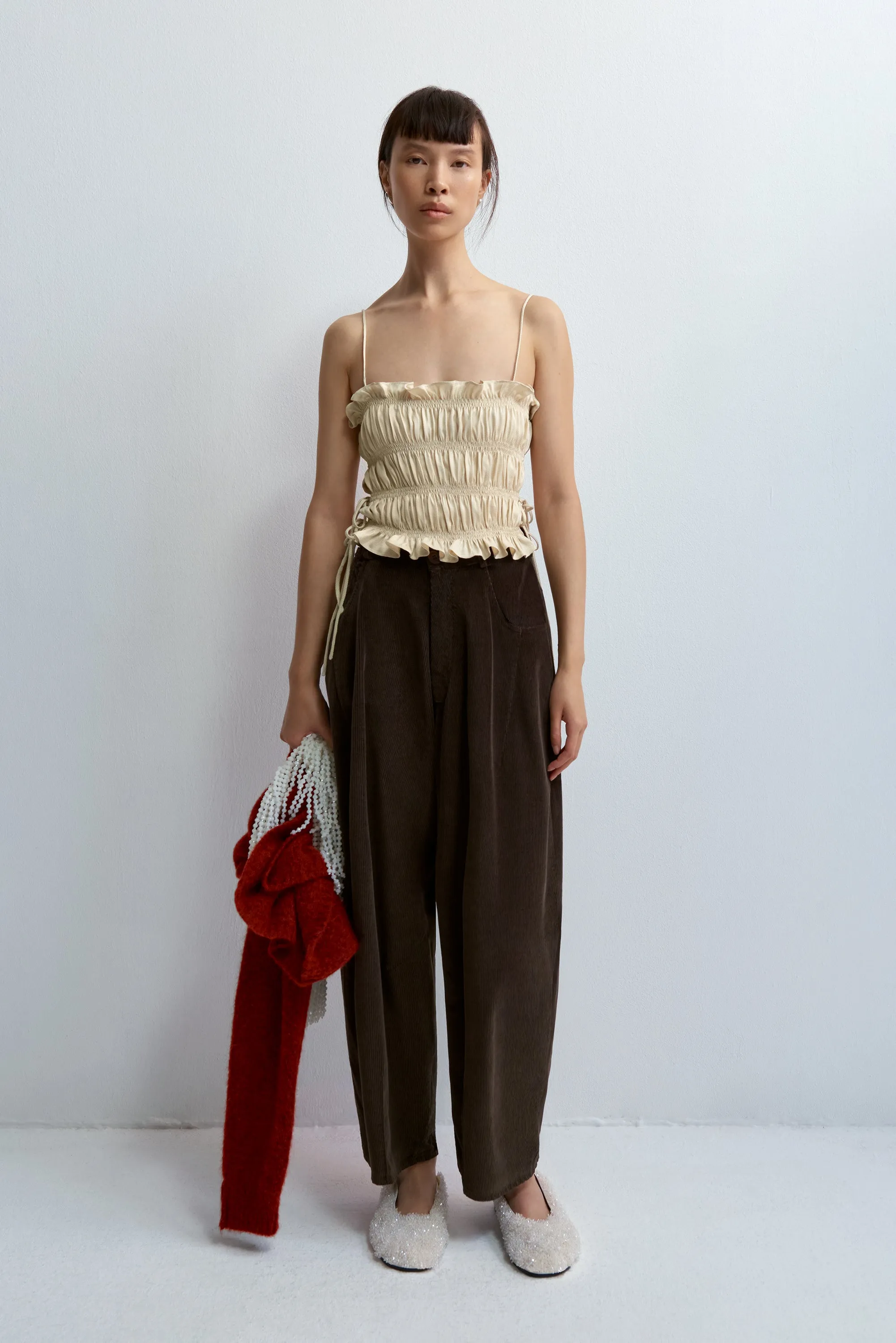 VISCOSE GATHERED TOP SHELL sold by Cordera product image thumbnail 5