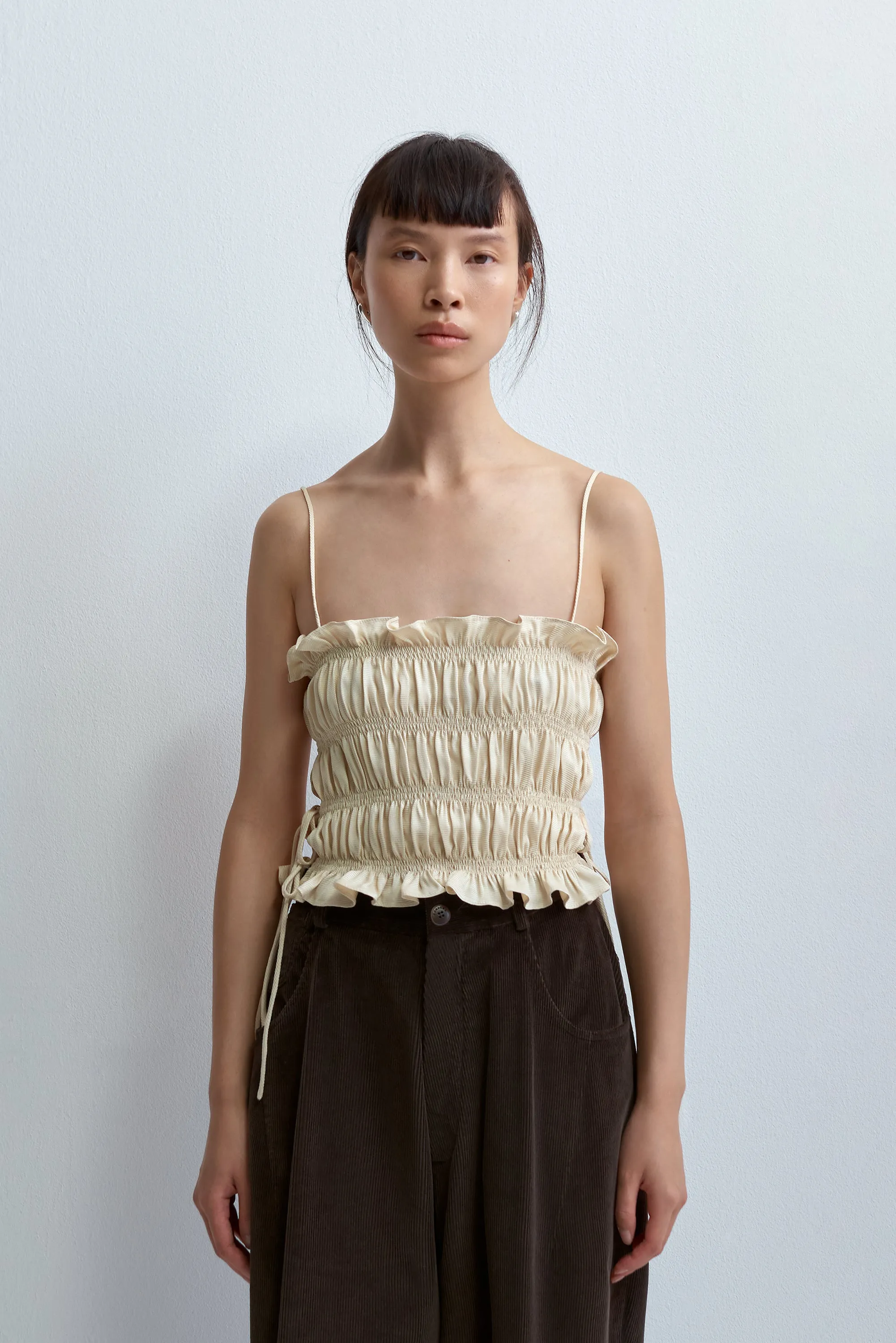 VISCOSE GATHERED TOP SHELL sold by Cordera product image thumbnail 2