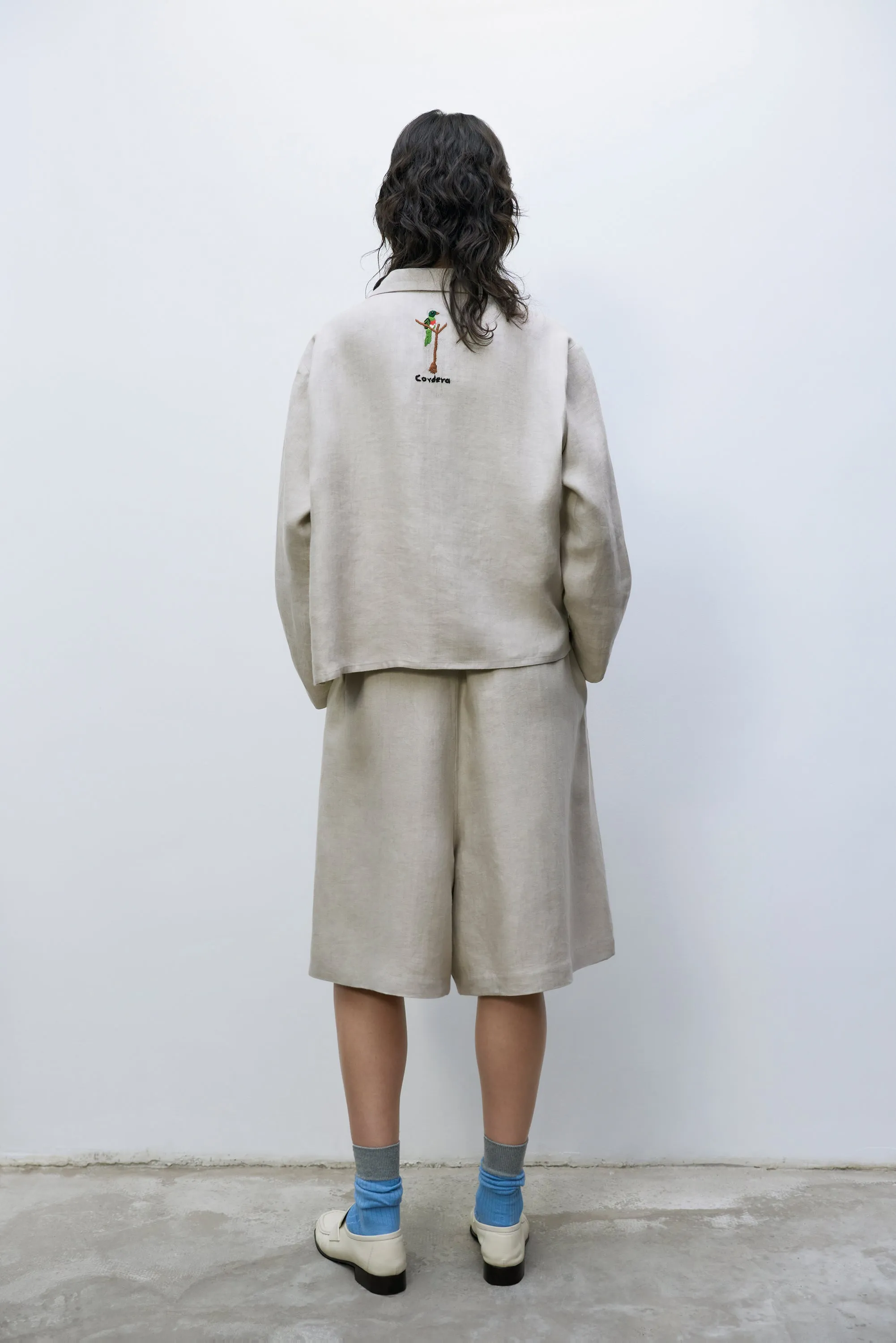 LINEN MAXI BERMUDA TOASTED sold by Cordera product image thumbnail 5