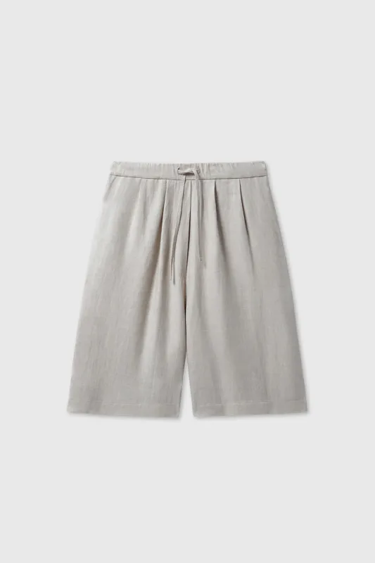 LINEN MAXI BERMUDA TOASTED made by Cordera