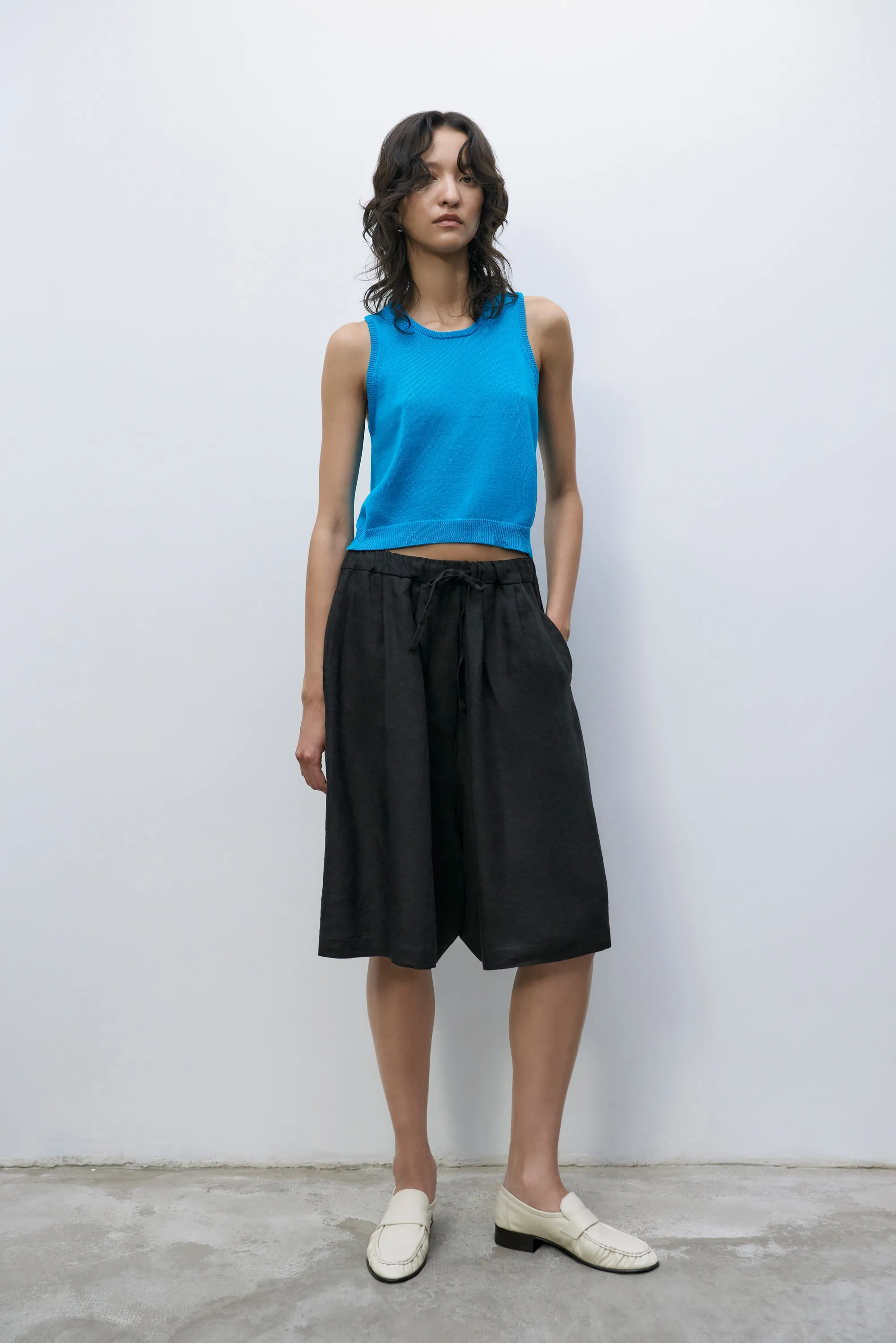 LINEN MAXI BERMUDA BLACK sold by Cordera product image thumbnail 3