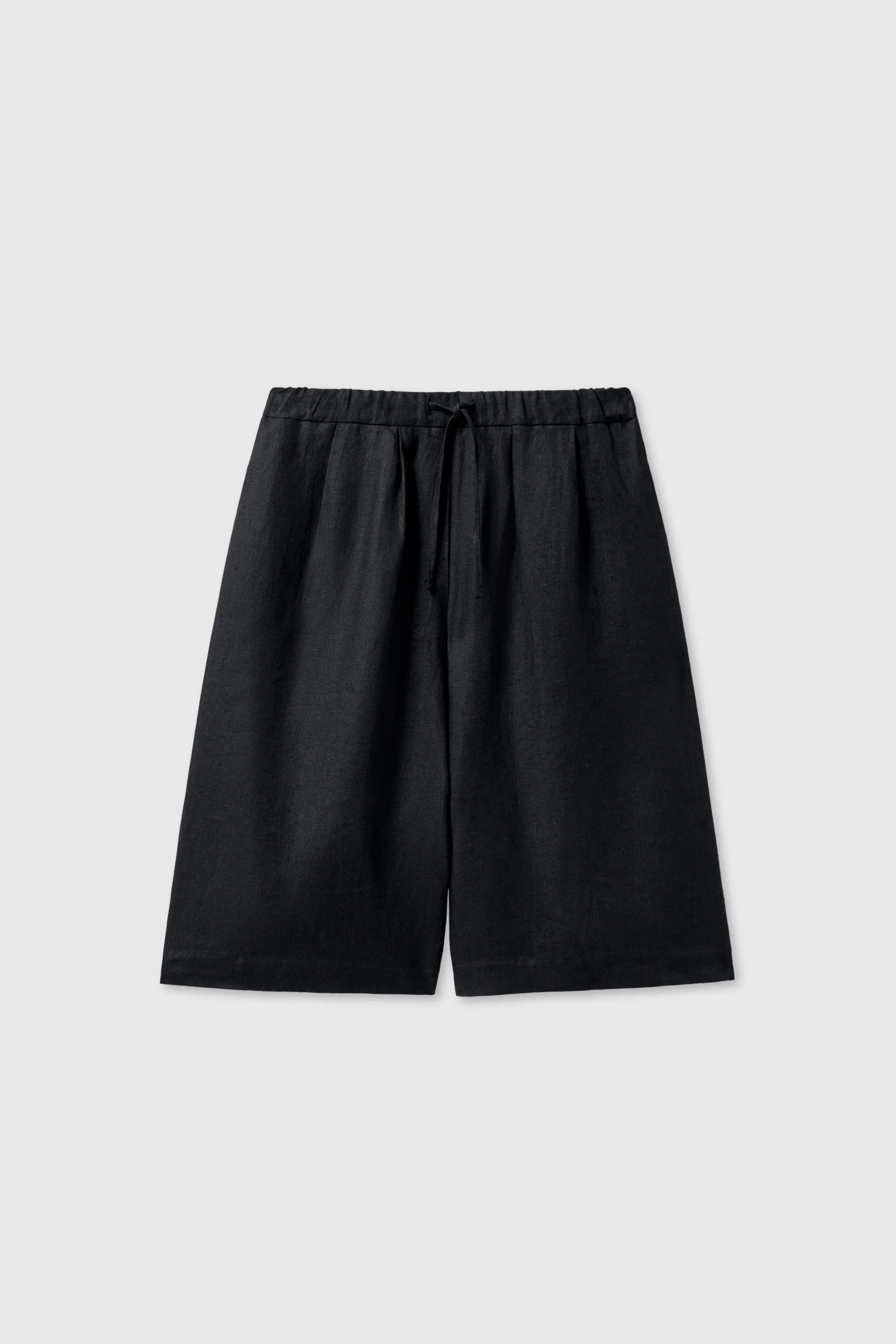 LINEN MAXI BERMUDA BLACK sold by Cordera