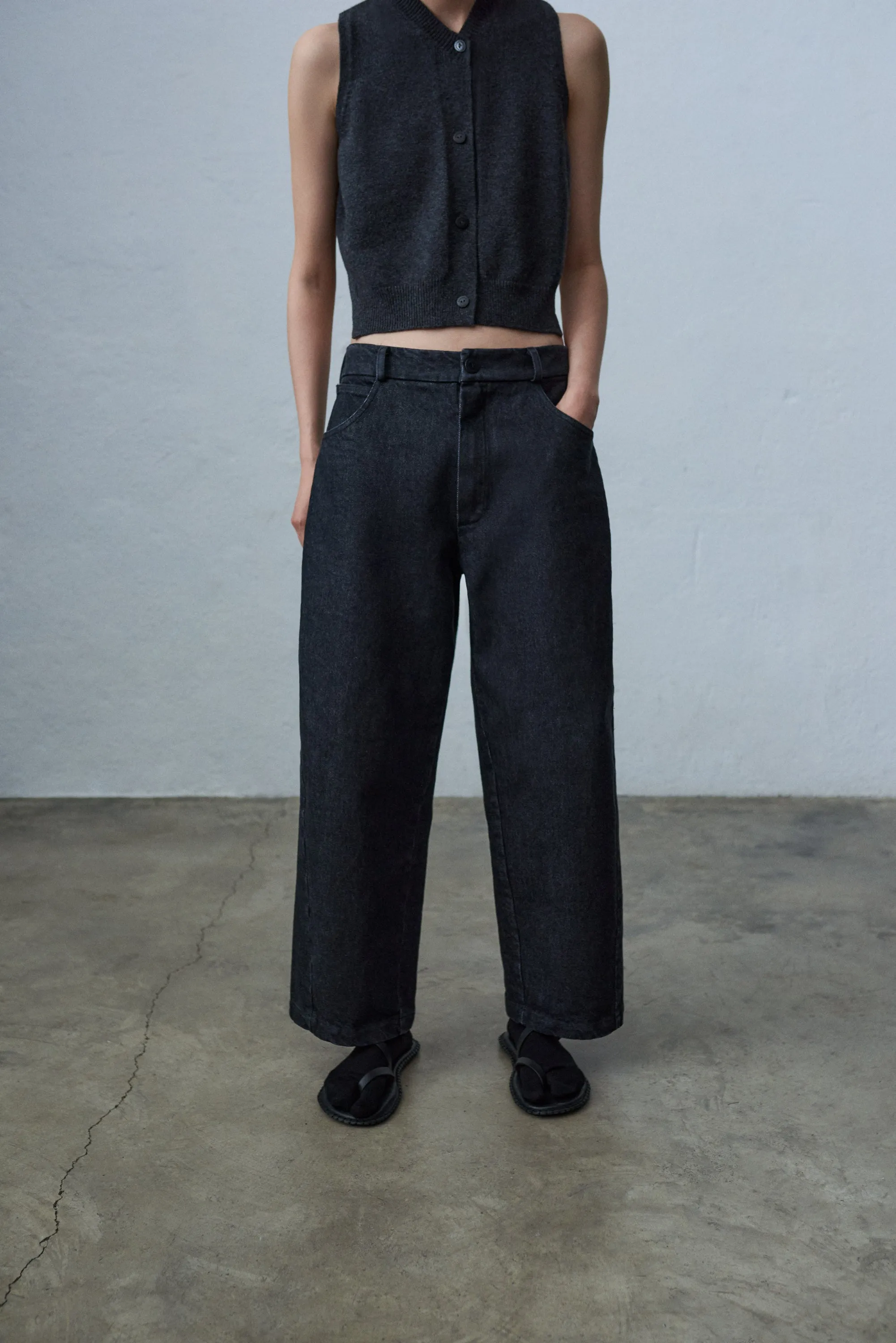 STRAIGHT PANTS DARK DENIM sold by Cordera product image thumbnail 3