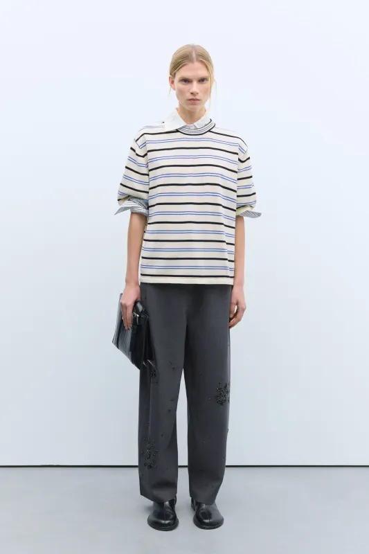 ORGANIC COTTON STRIPED T-SHIRT made by Cordera