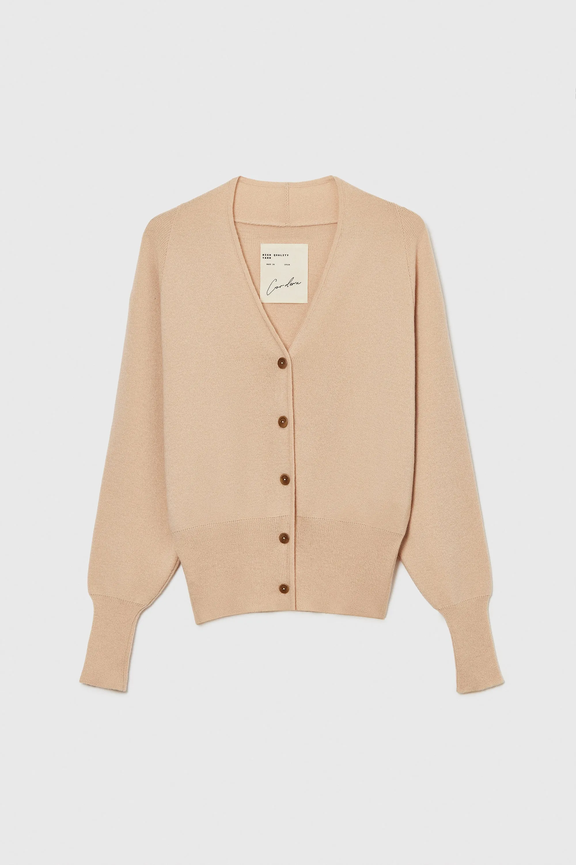 MERINO & CASHMERE CARDIGAN PEACH sold by Cordera product image thumbnail 4